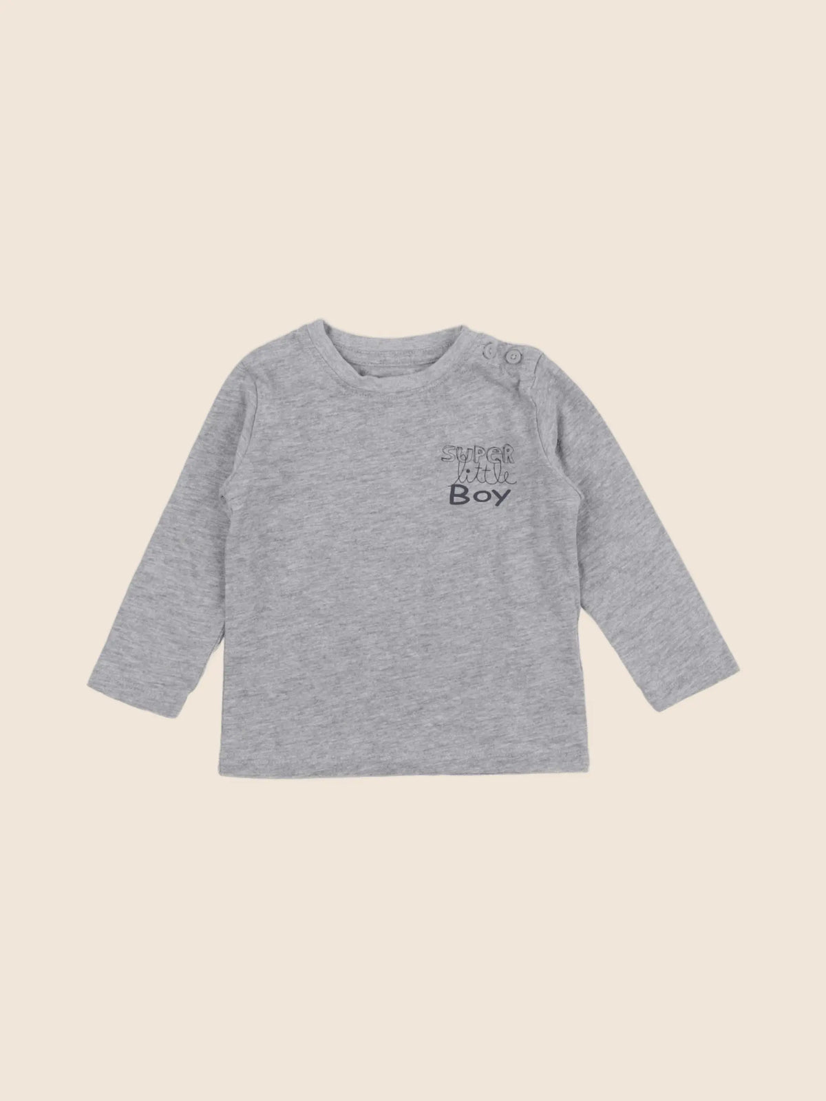 Vertbaudet - tee-shirt gris - 9 mois