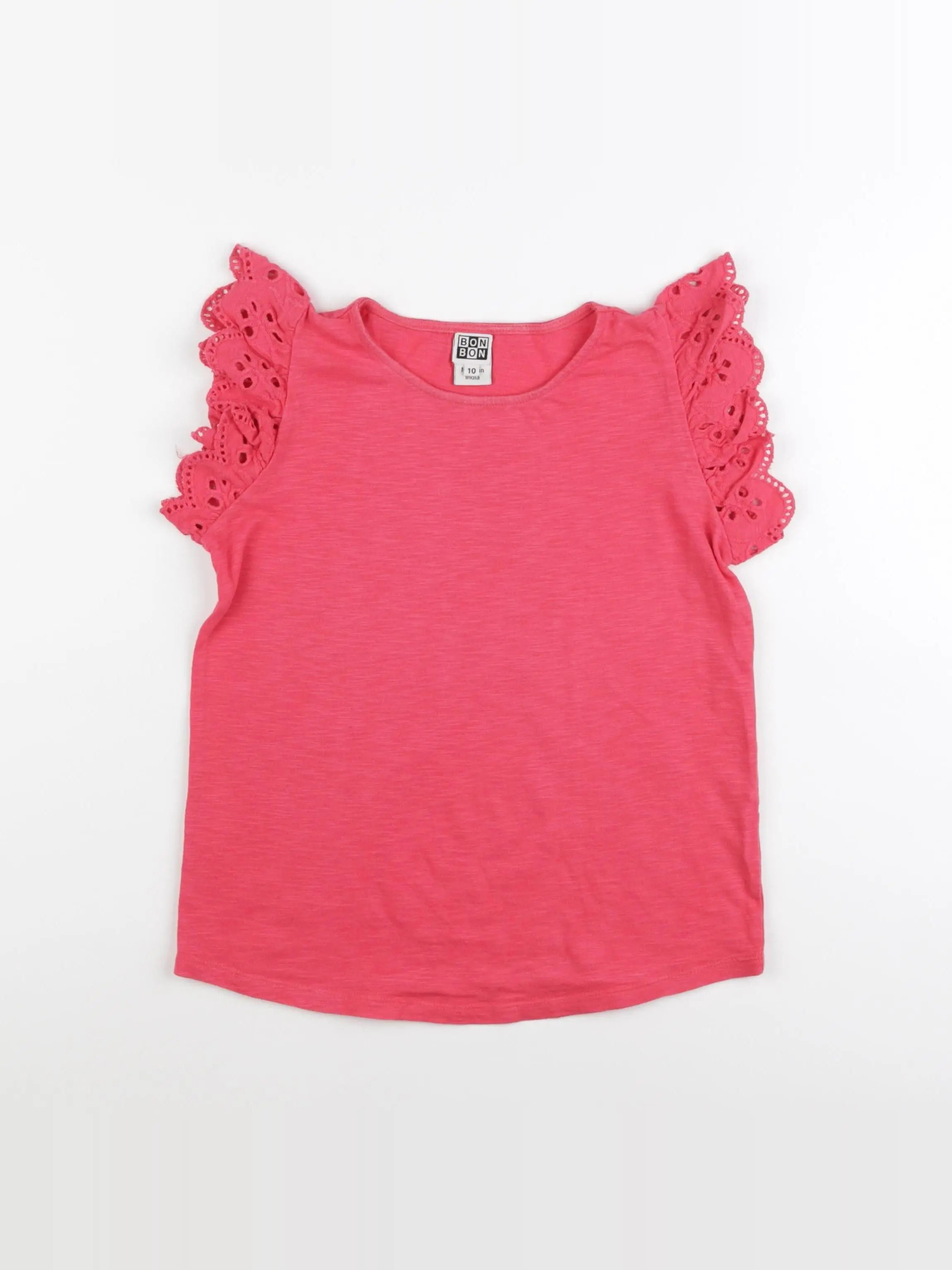 Bonton - tee-shirt rose - 10 ans