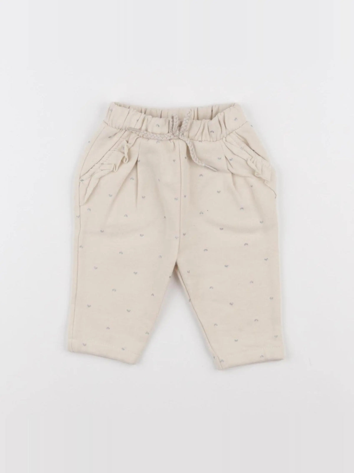 Vertbaudet - pantalon beige - 3 mois