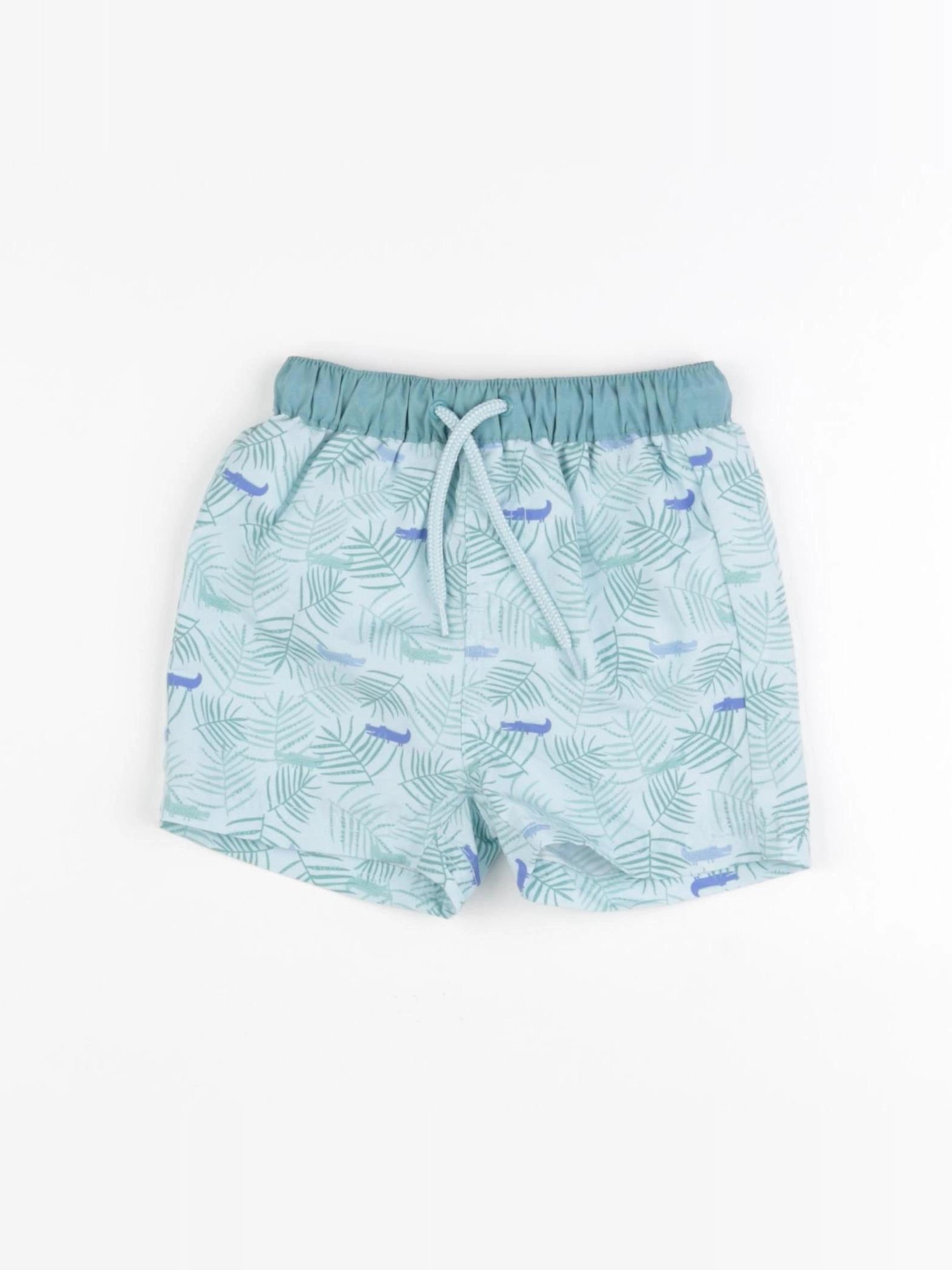 Vertbaudet - maillot de bain bleu - 12 mois