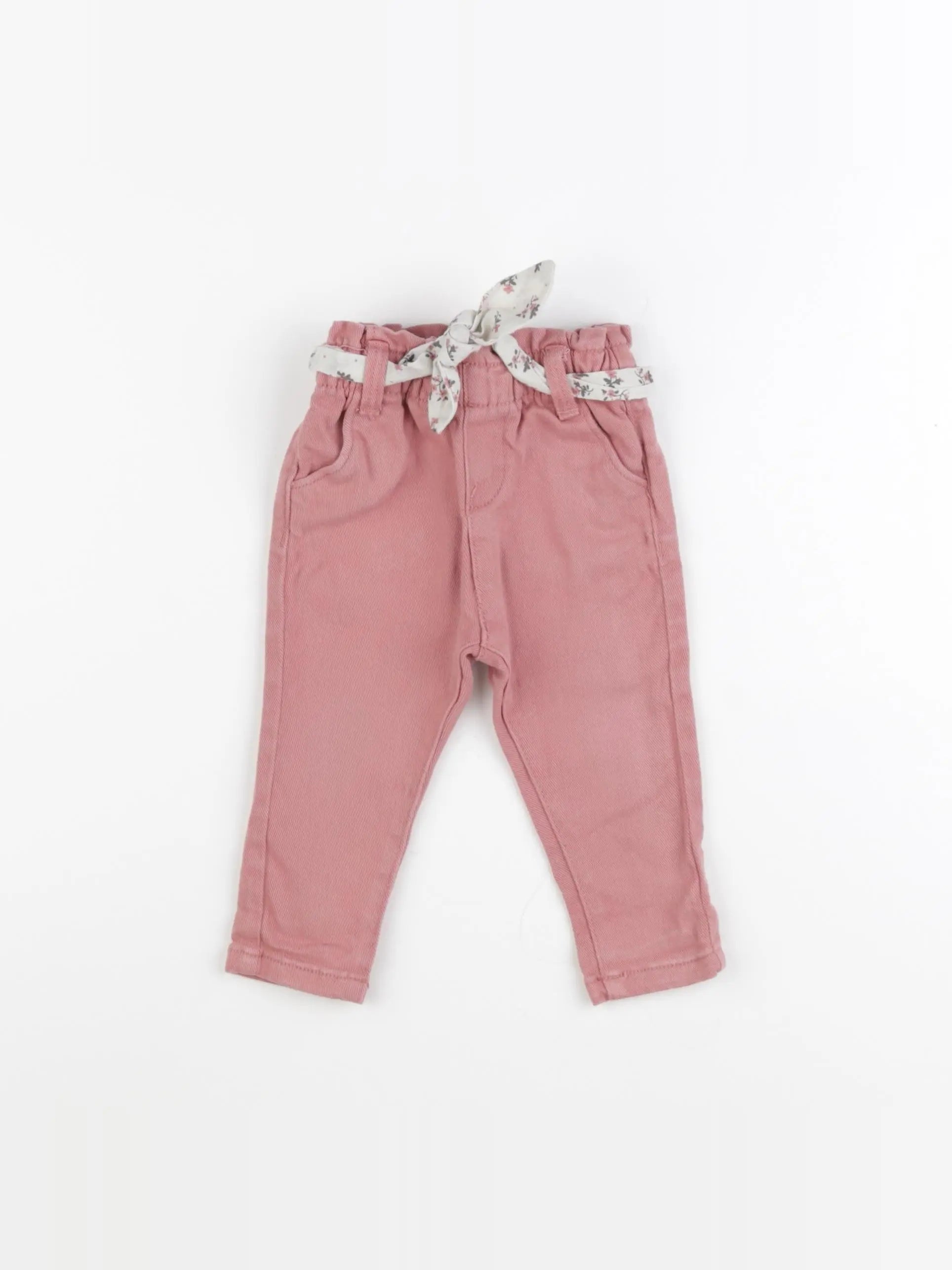 Vertbaudet - jean rose - 6 mois