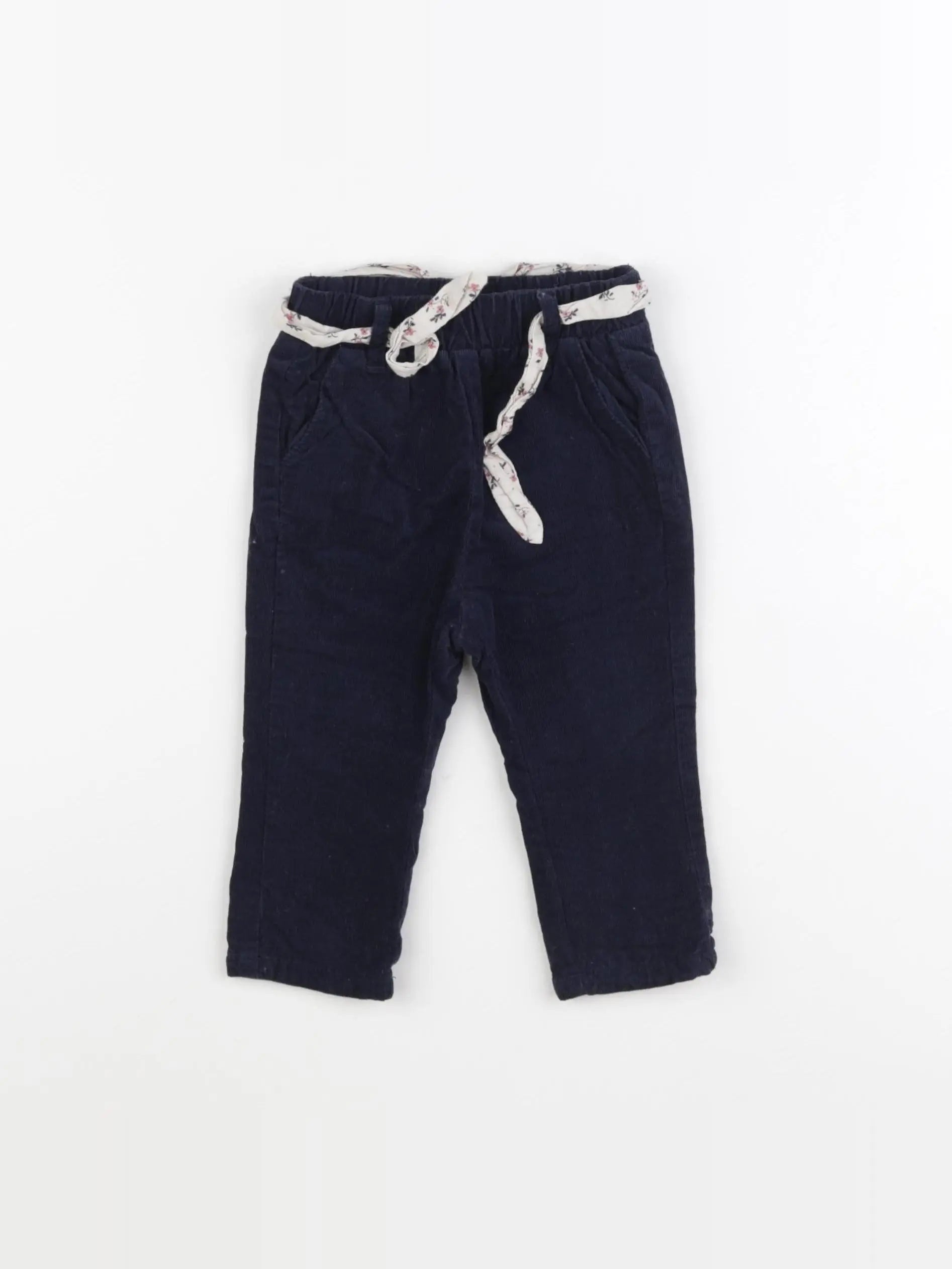 Vertbaudet - pantalon bleu - 6 mois