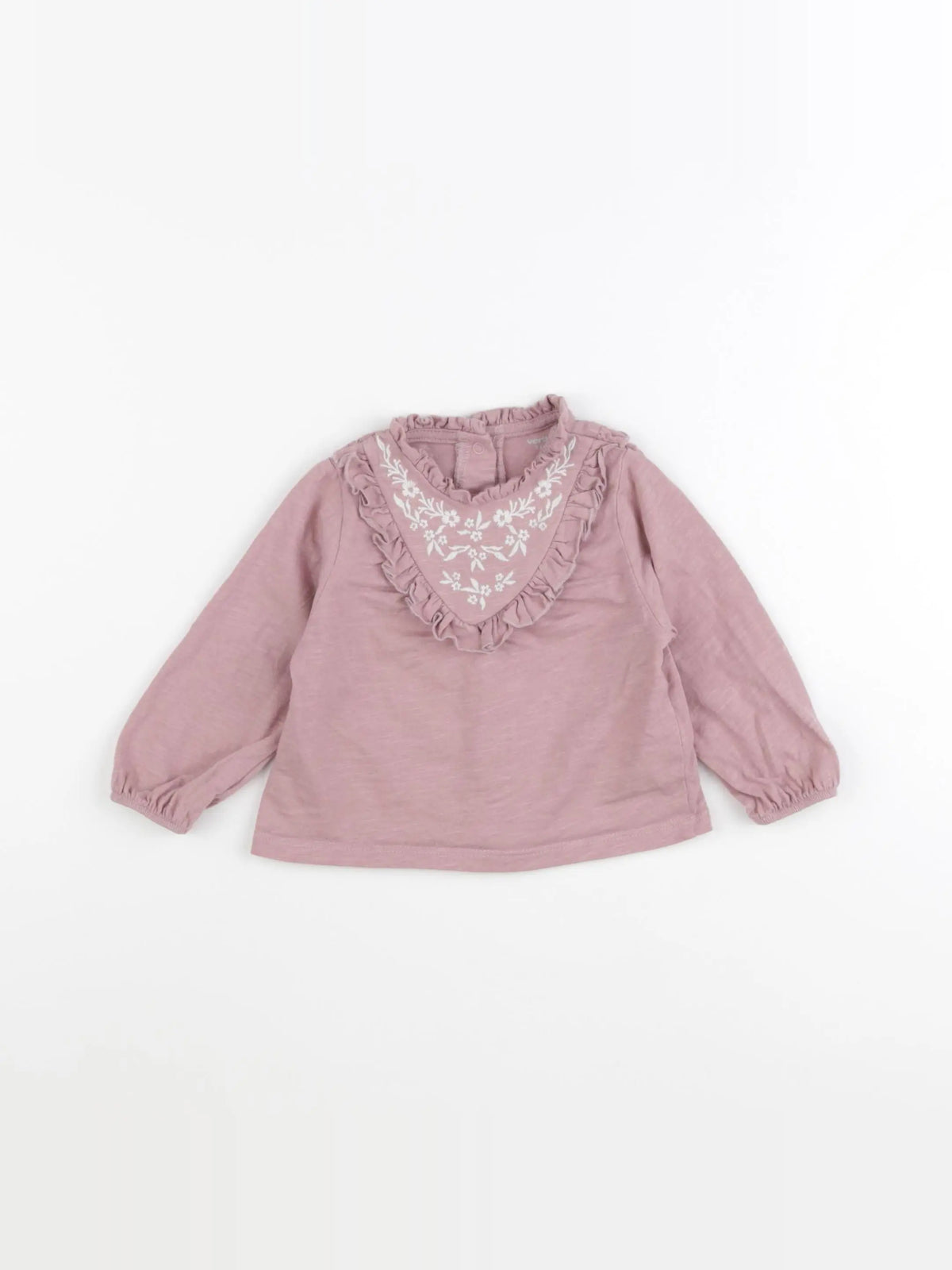 Vertbaudet - tee-shirt rose - 9 mois
