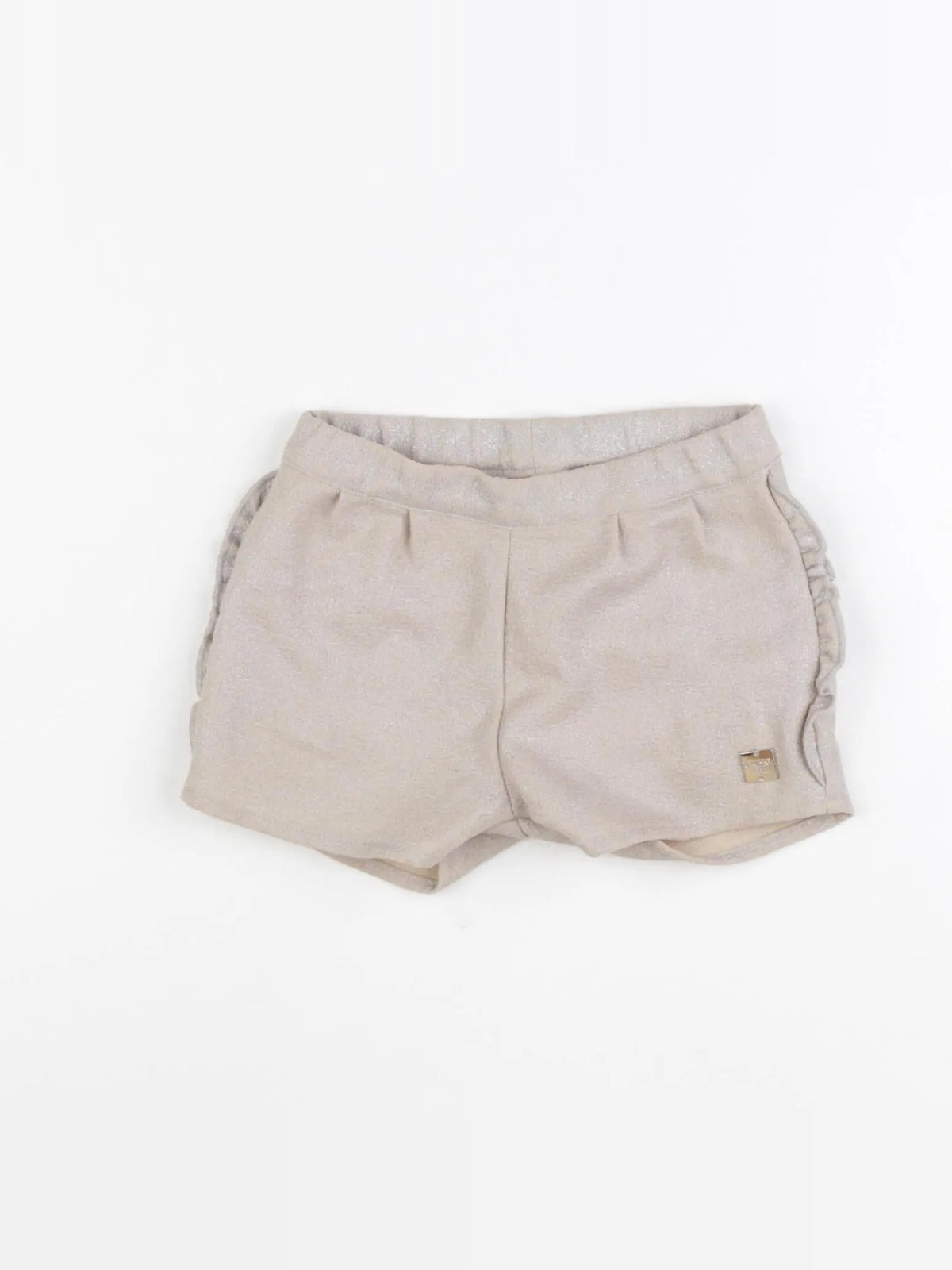 Carrément Beau - short beige, or - 6 mois