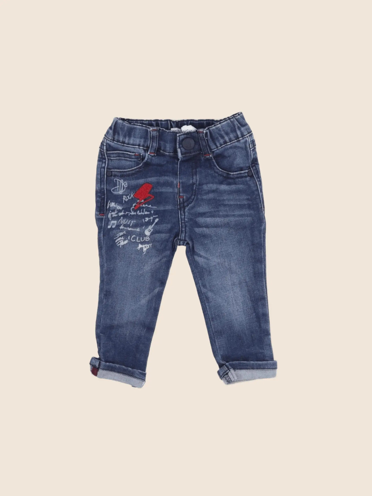 IKKS - jean bleu - 6 mois