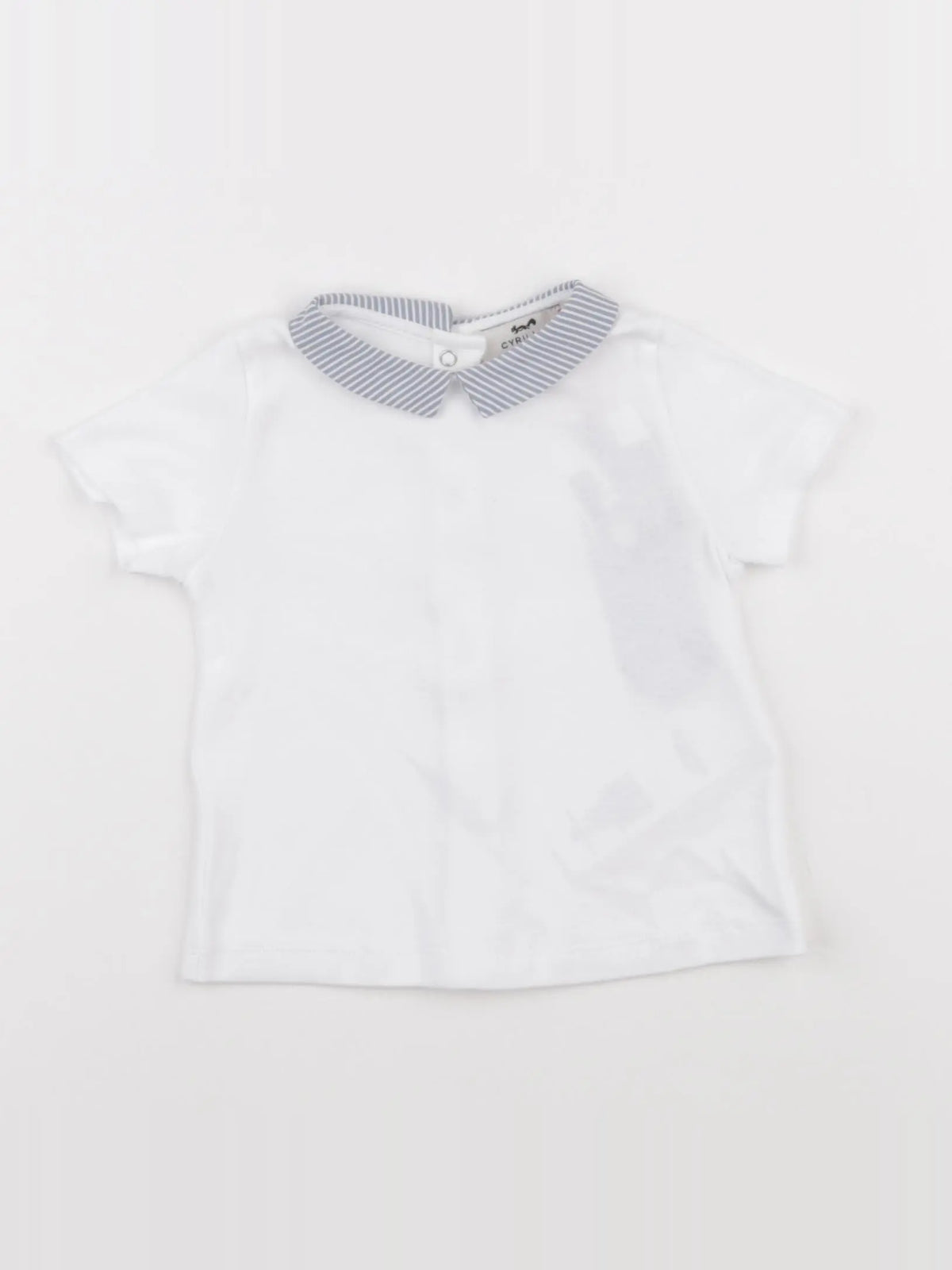 Cyrillus - polo blanc - 9 mois