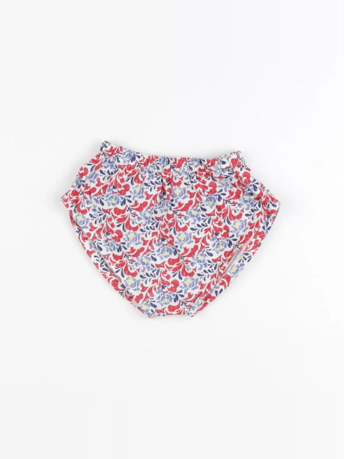 Gocco - bloomer bleu, rouge - 6/9 mois