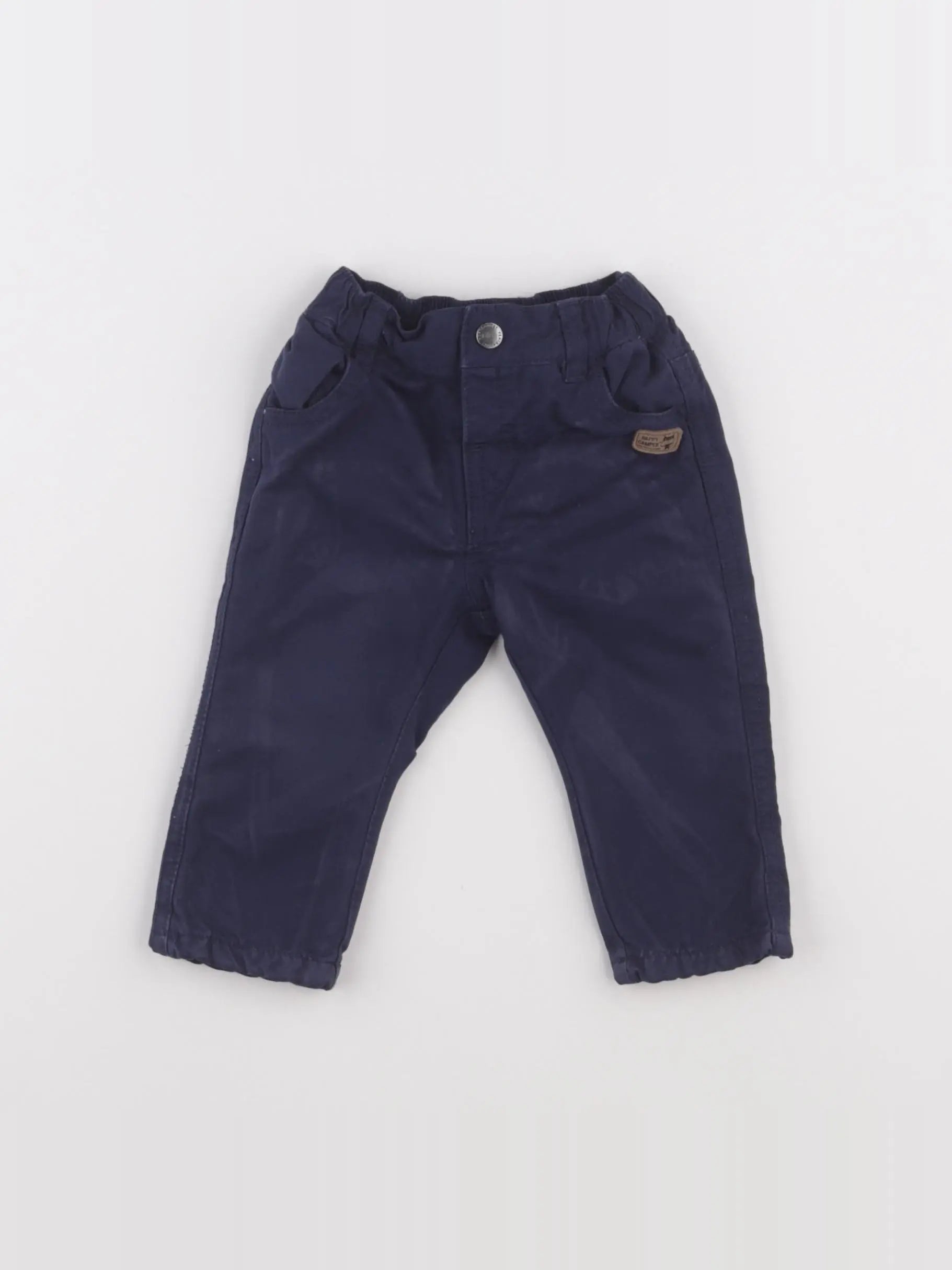 Vertbaudet - pantalon bleu - 6 mois