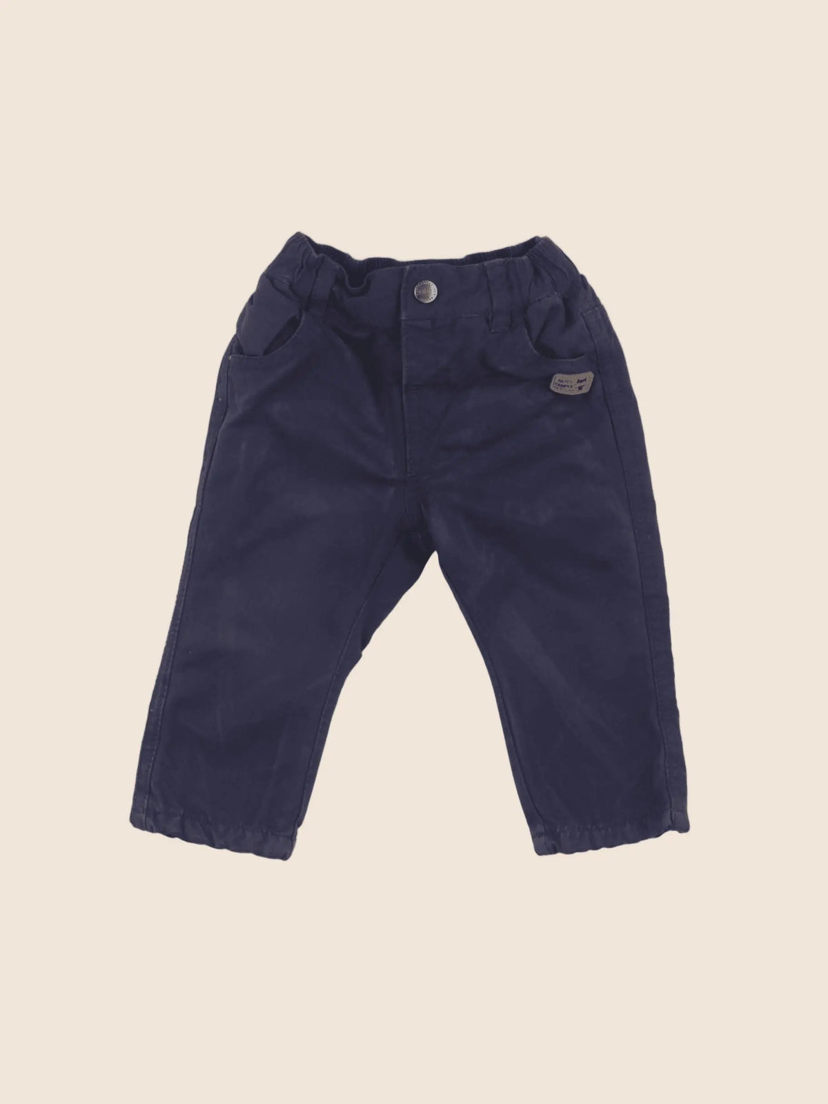 Vertbaudet - pantalon bleu - 6 mois