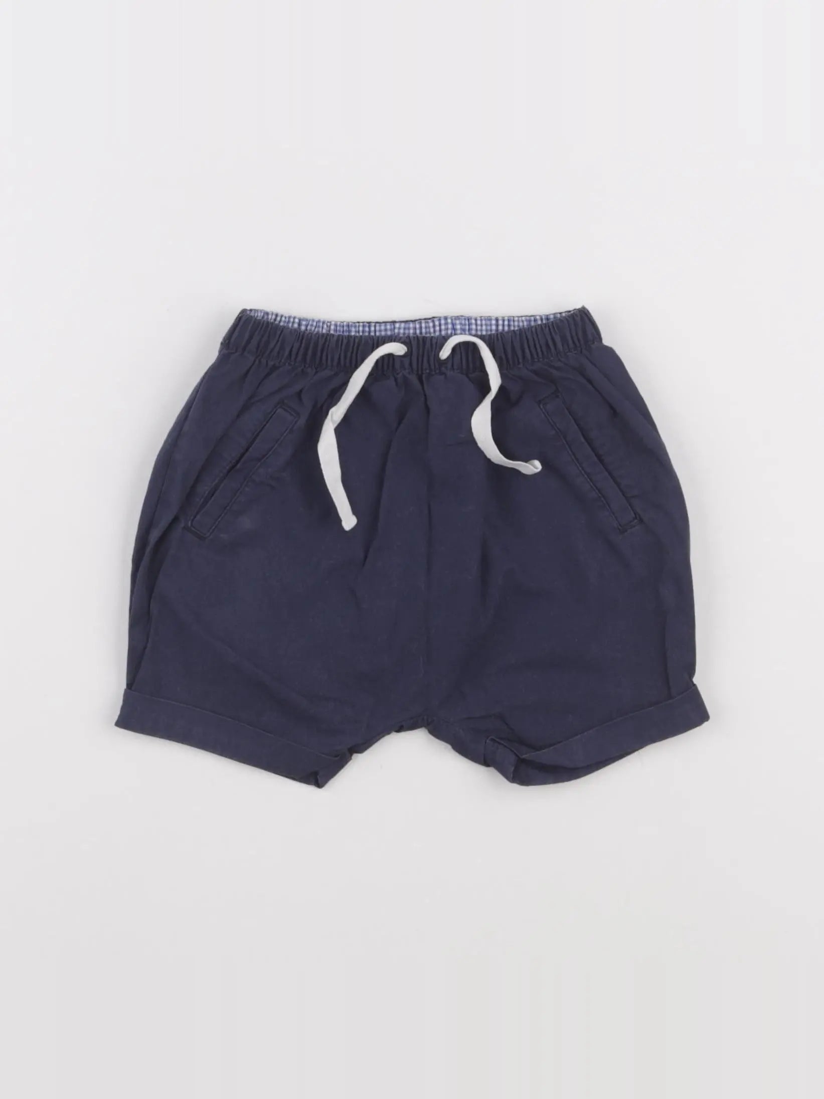 Cyrillus - short bleu - 12 mois