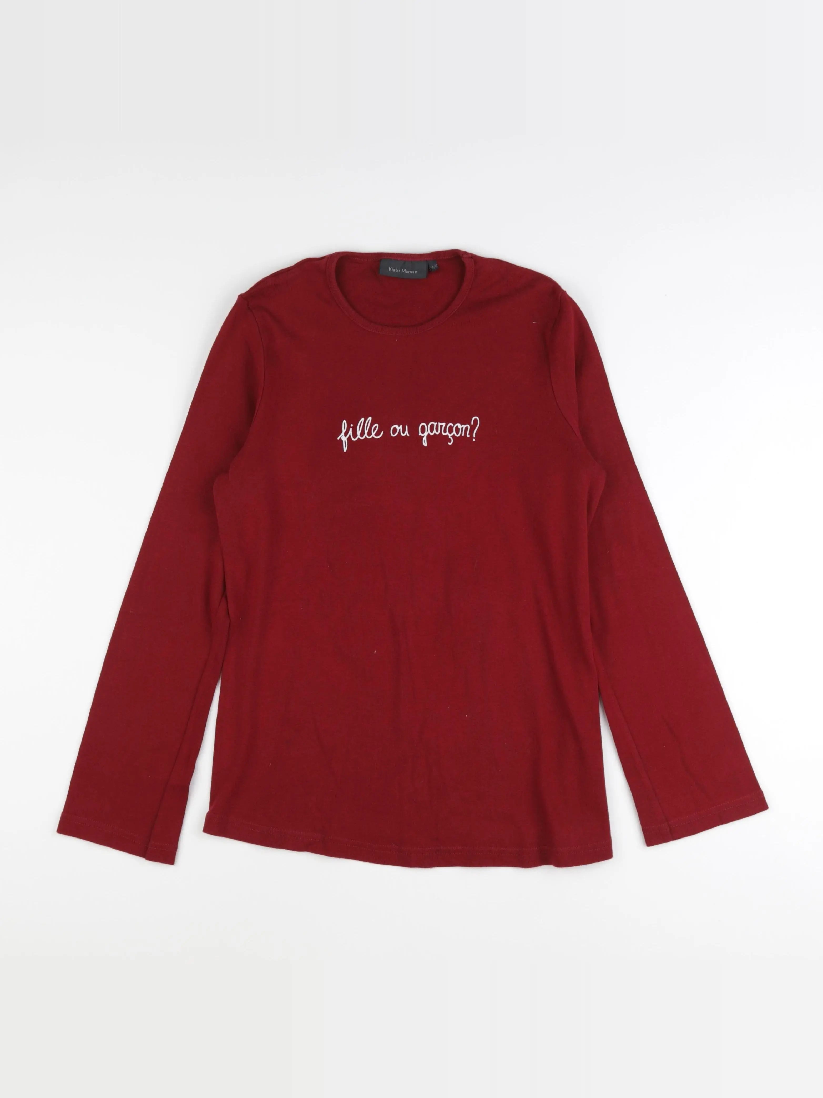 Kiabi - tee-shirt grossesse rouge - 38 à 40