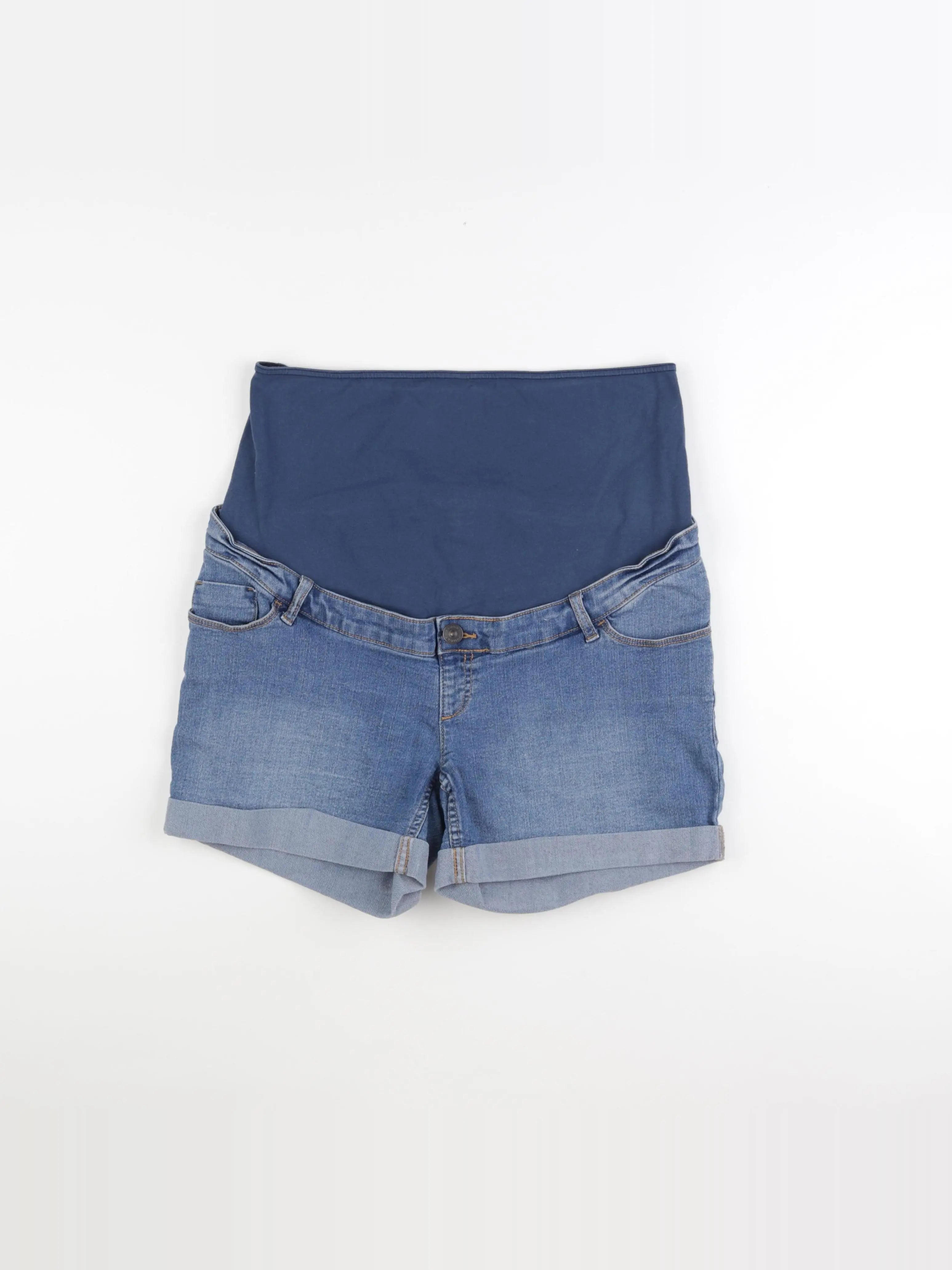 Kiabi - short grossesse bleu - 42