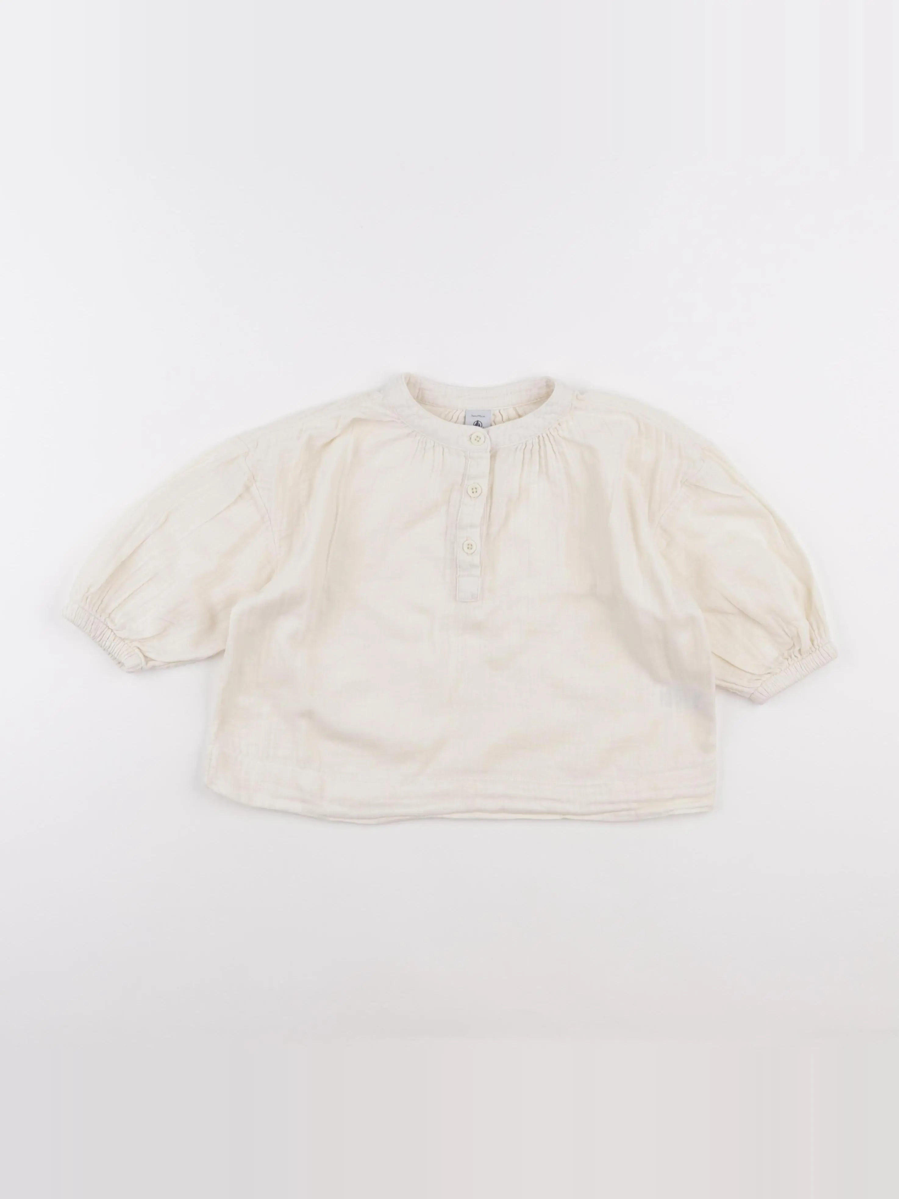 Petit Bateau - blouse beige - 3 ans
