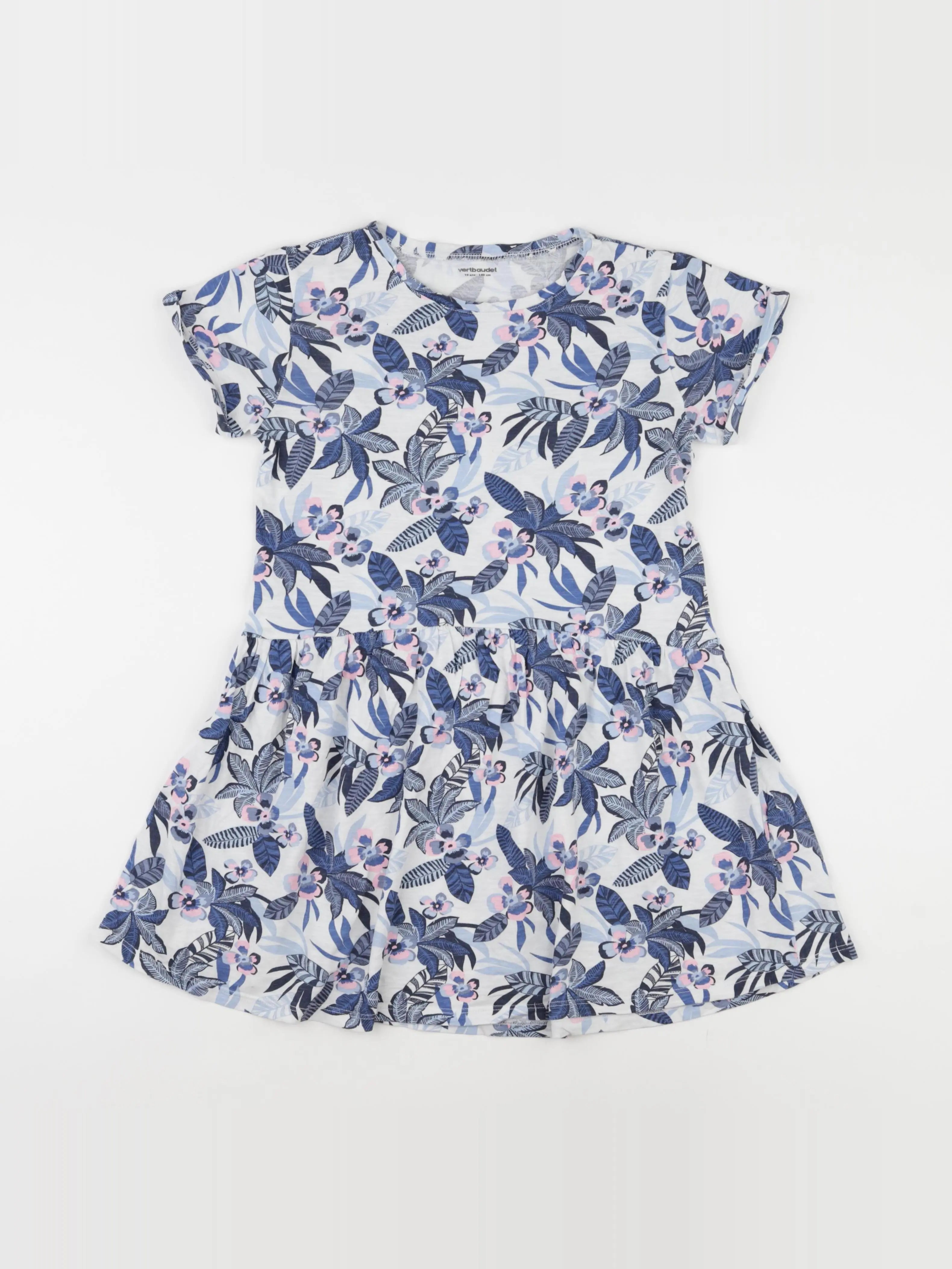 Vertbaudet - robe multicolore - 10 ans