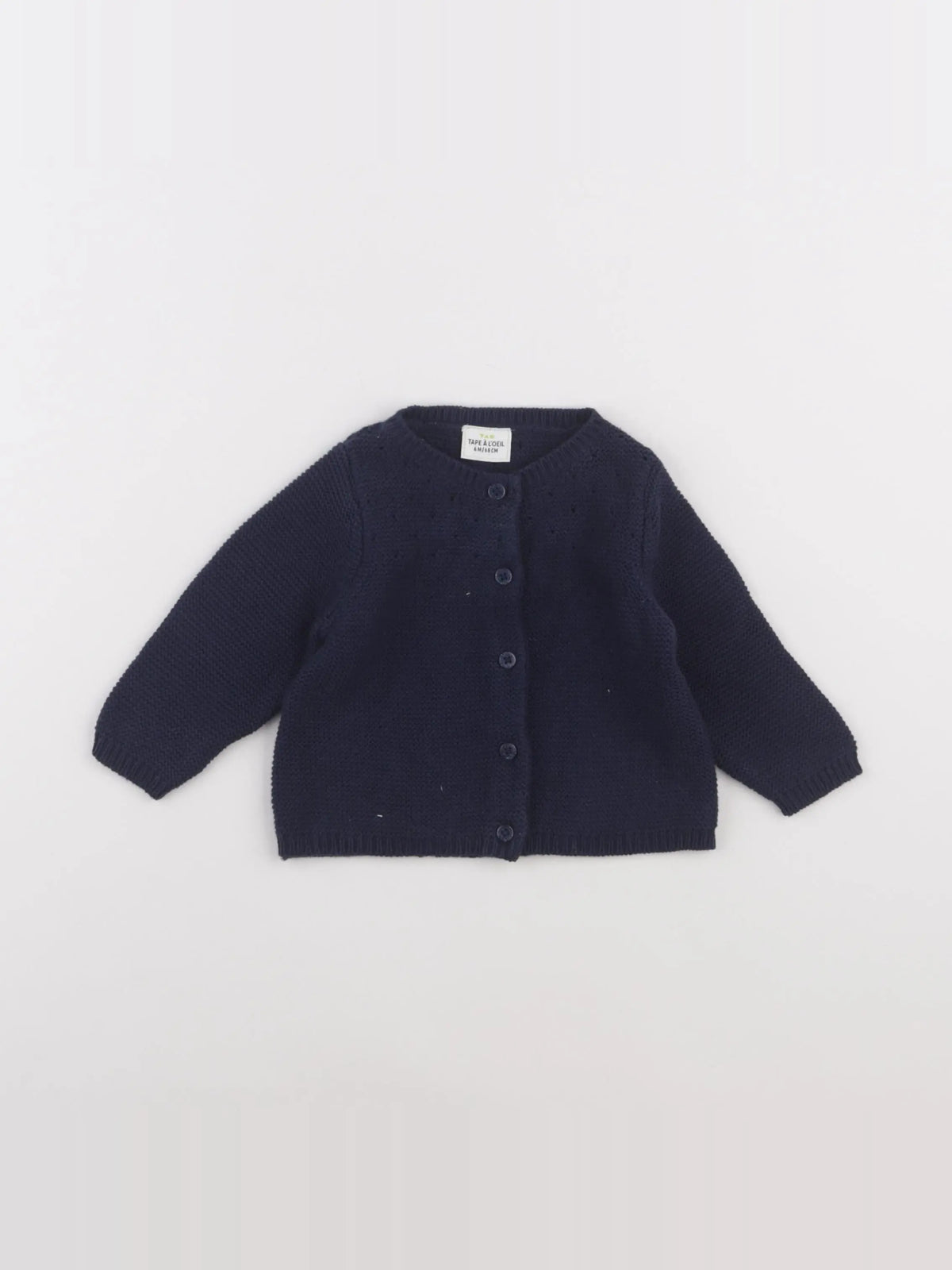 Tape à l'oeil - gilet bleu - 6 mois