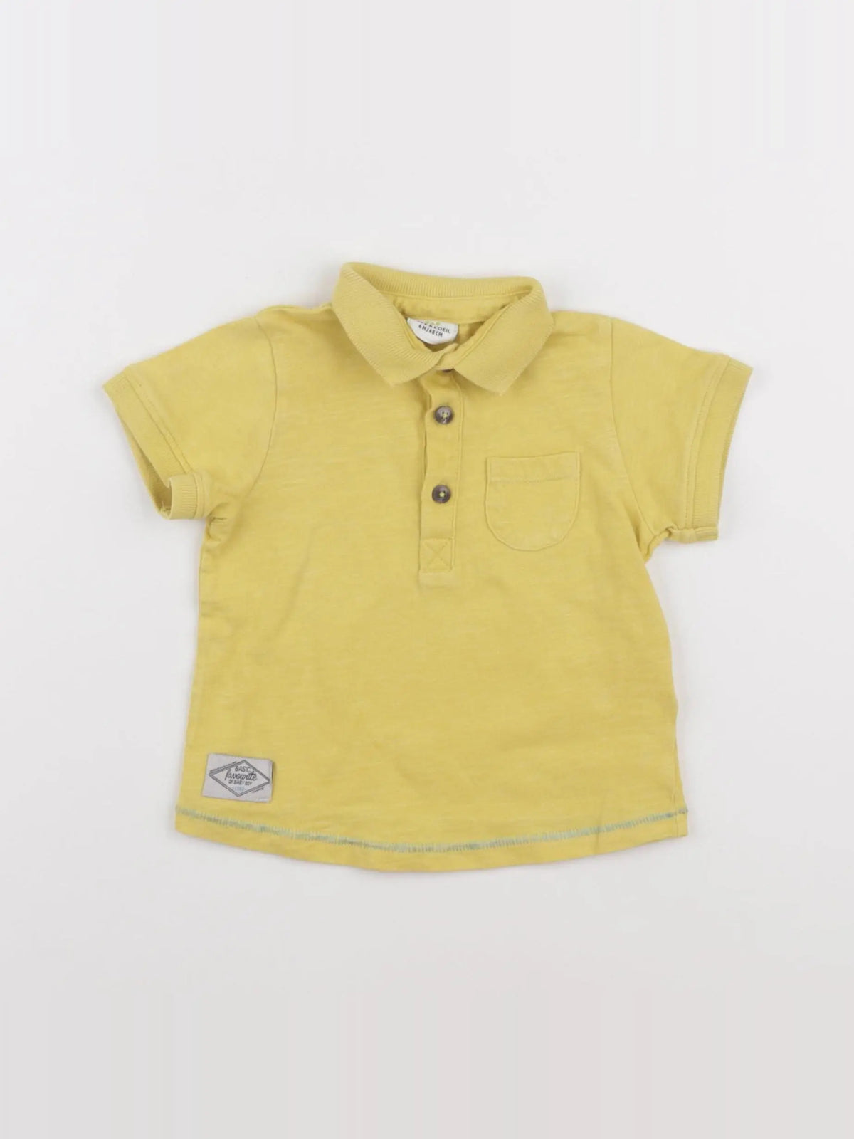 Tape à l'oeil - tee-shirt jaune - 6 mois