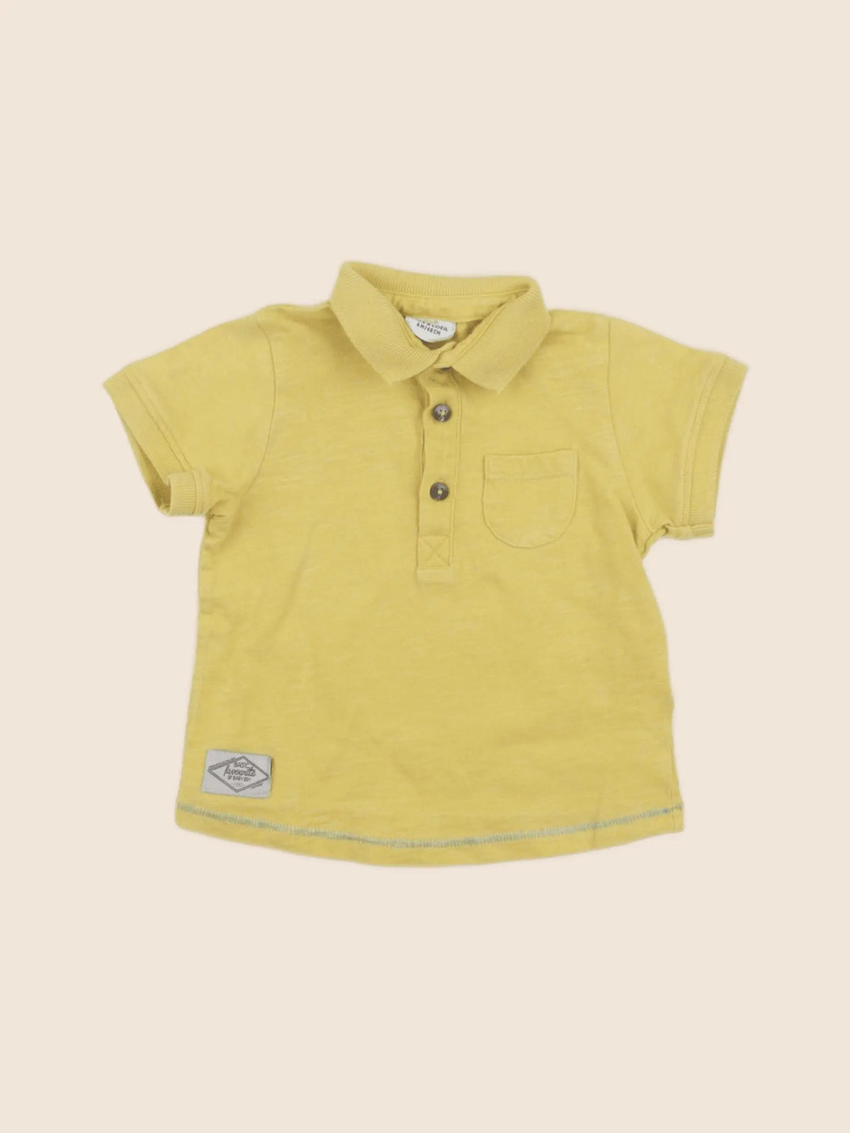 Tape à l'oeil - tee-shirt jaune - 6 mois
