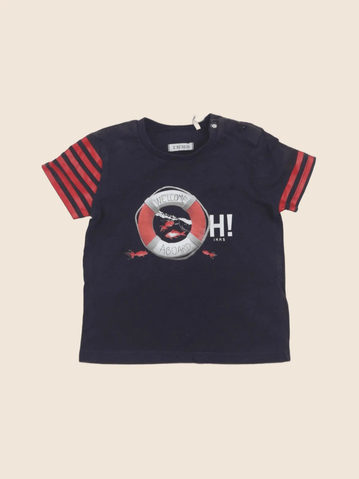 IKKS - tee-shirt noir - 12 mois