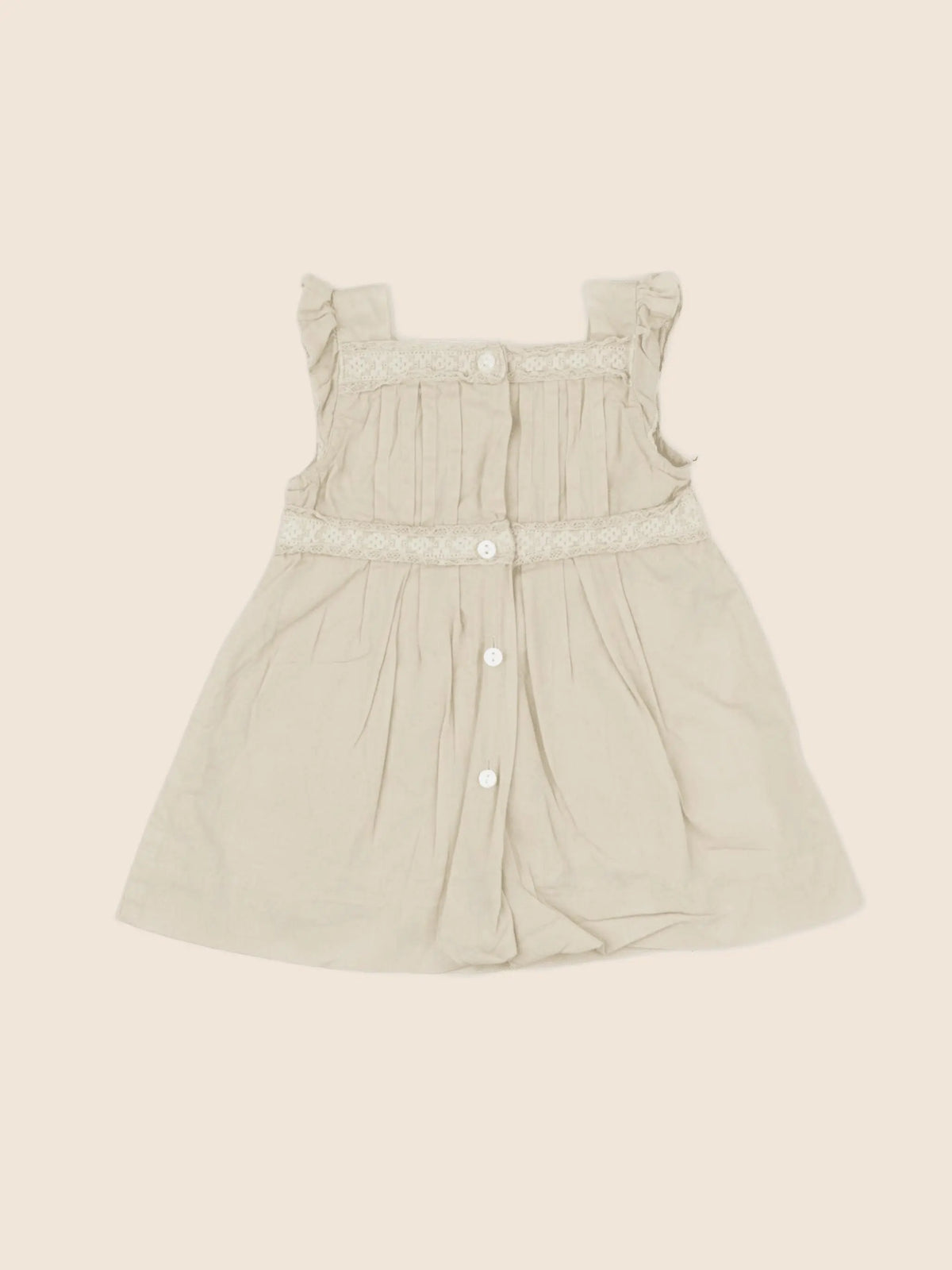 Gocco - robe beige - 6/9 mois