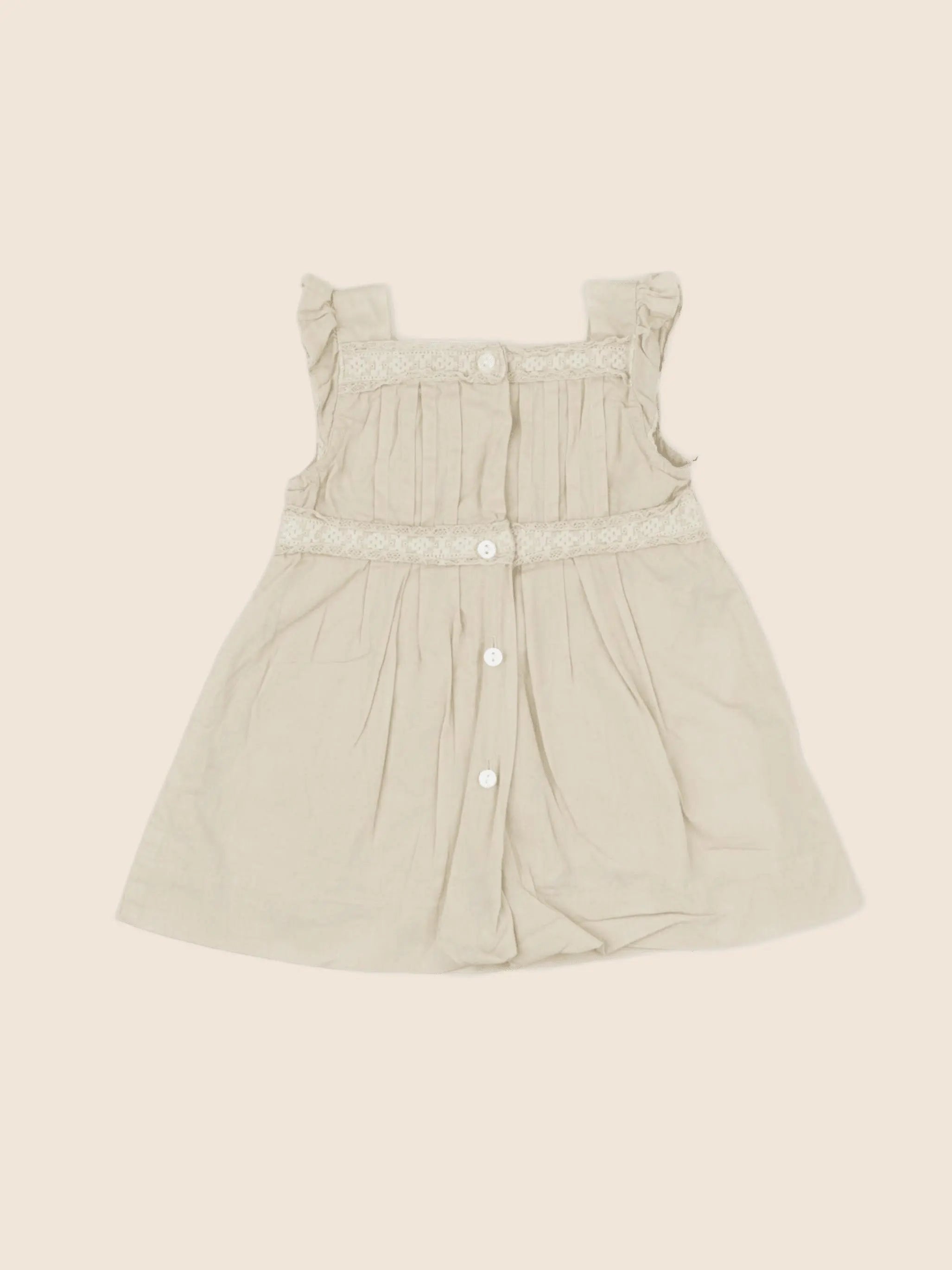 Gocco - robe beige - 6/9 mois