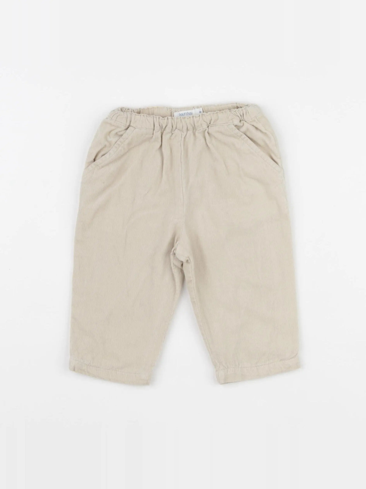 Boutchou - pantalon doublé beige - 6 mois