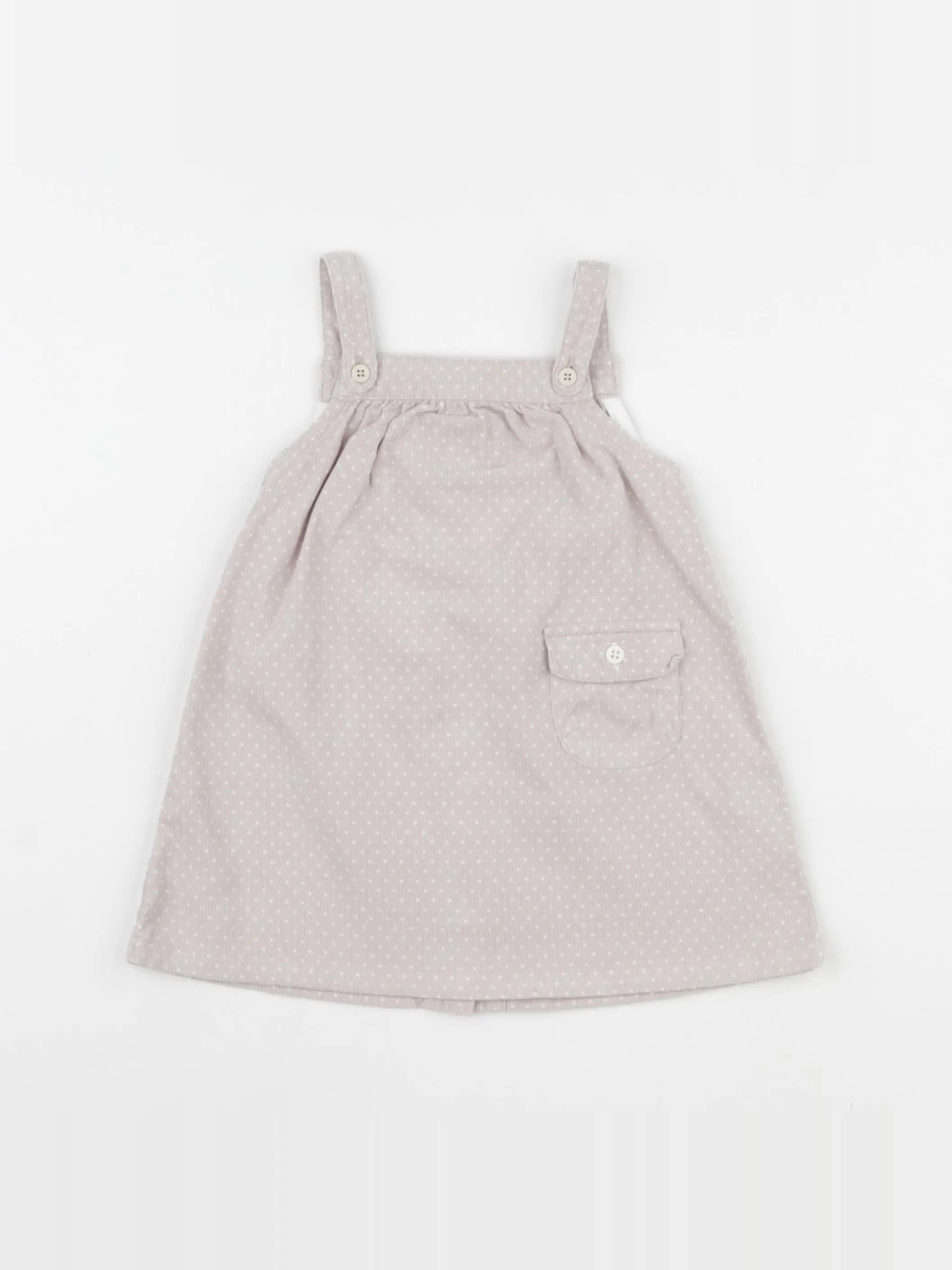 Petit Bateau - robe beige - 6 mois