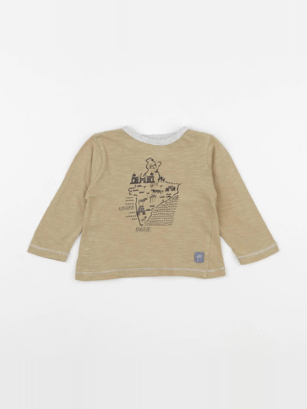 Cadet Rousselle - tee-shirt beige - 6 mois