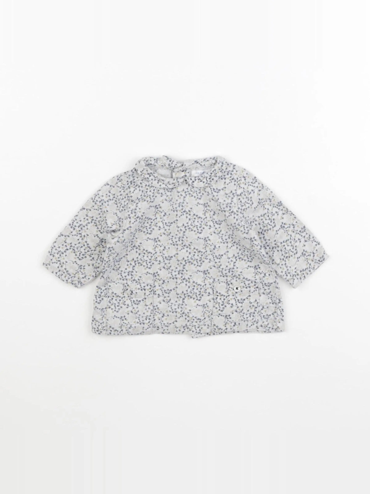 Boutchou - blouse gris - 3 mois