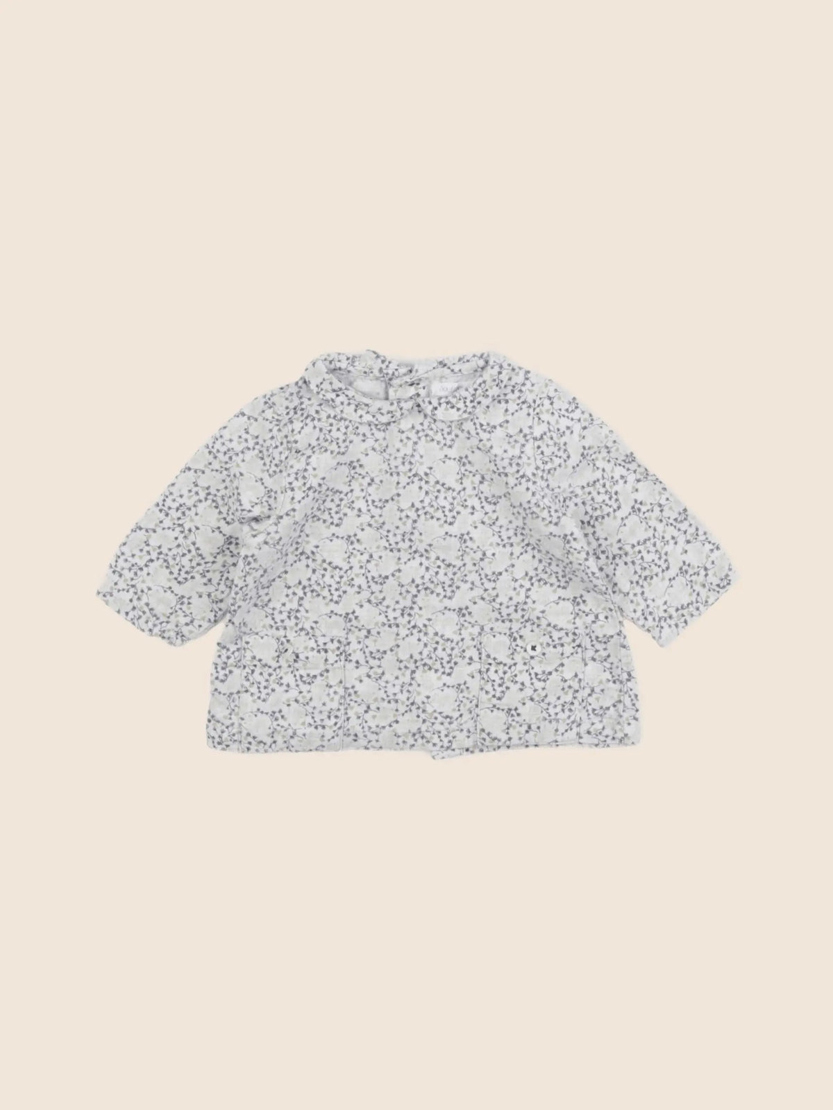 Boutchou - blouse gris - 3 mois