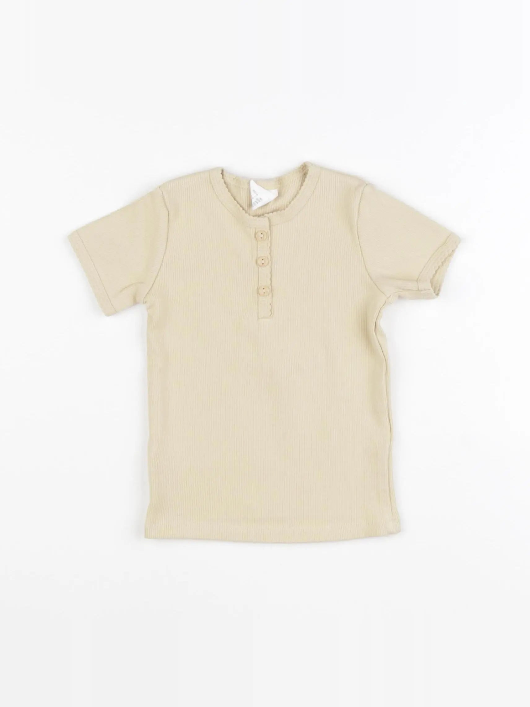 H&M - tee-shirt jaune - 9/12 mois