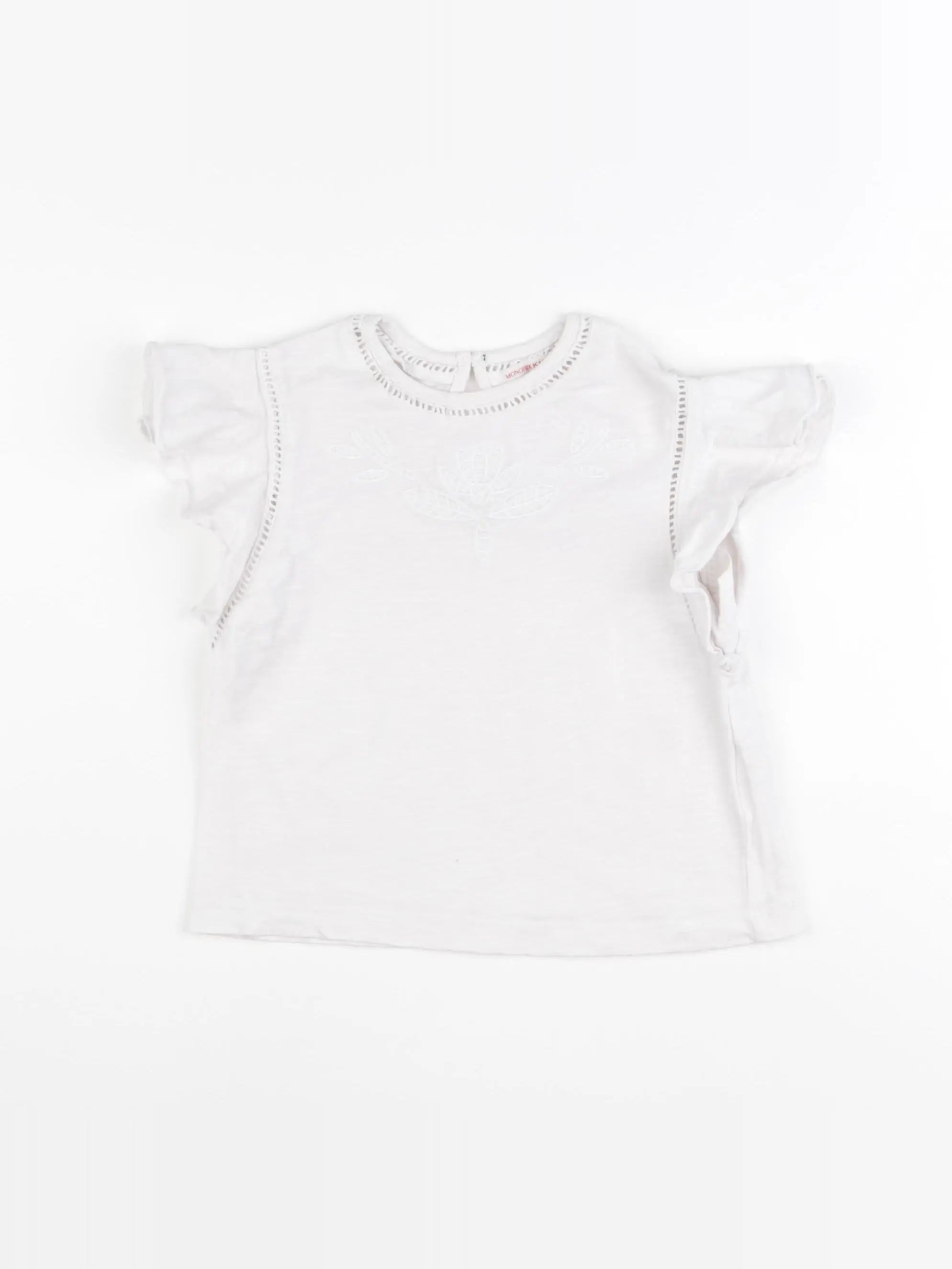 Monoprix - tee-shirt blanc - 4 ans