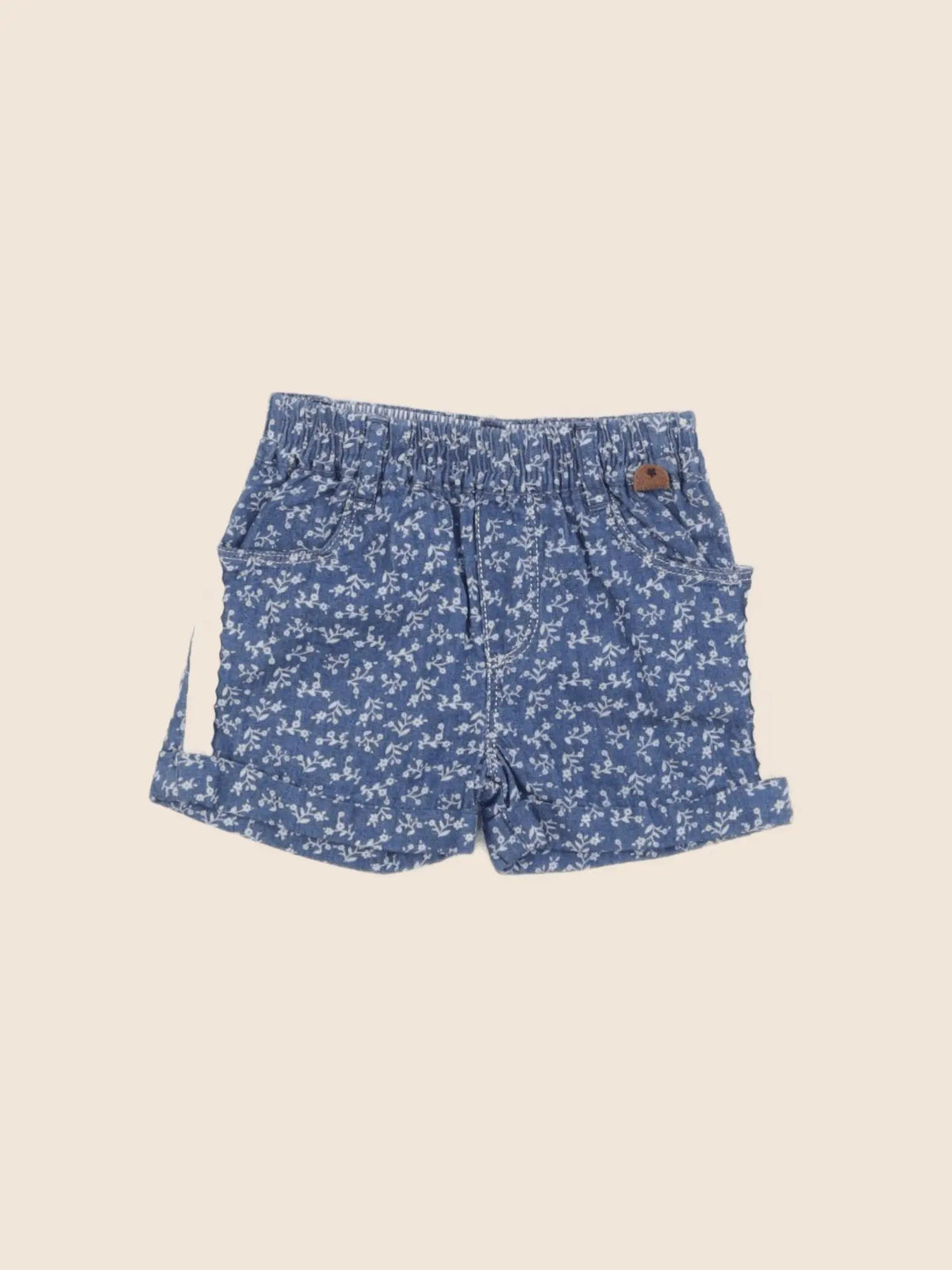IKKS - short bleu - 3 mois