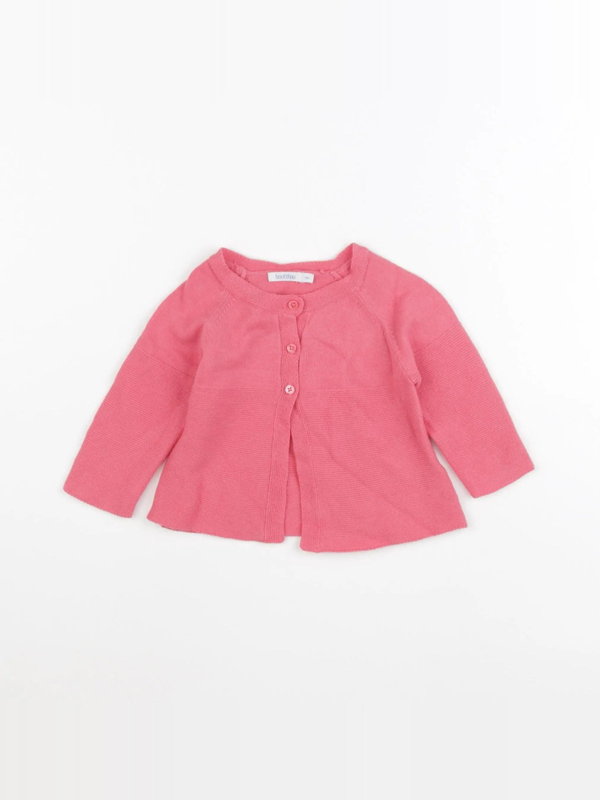 Boutchou - gilet rose - 6 mois