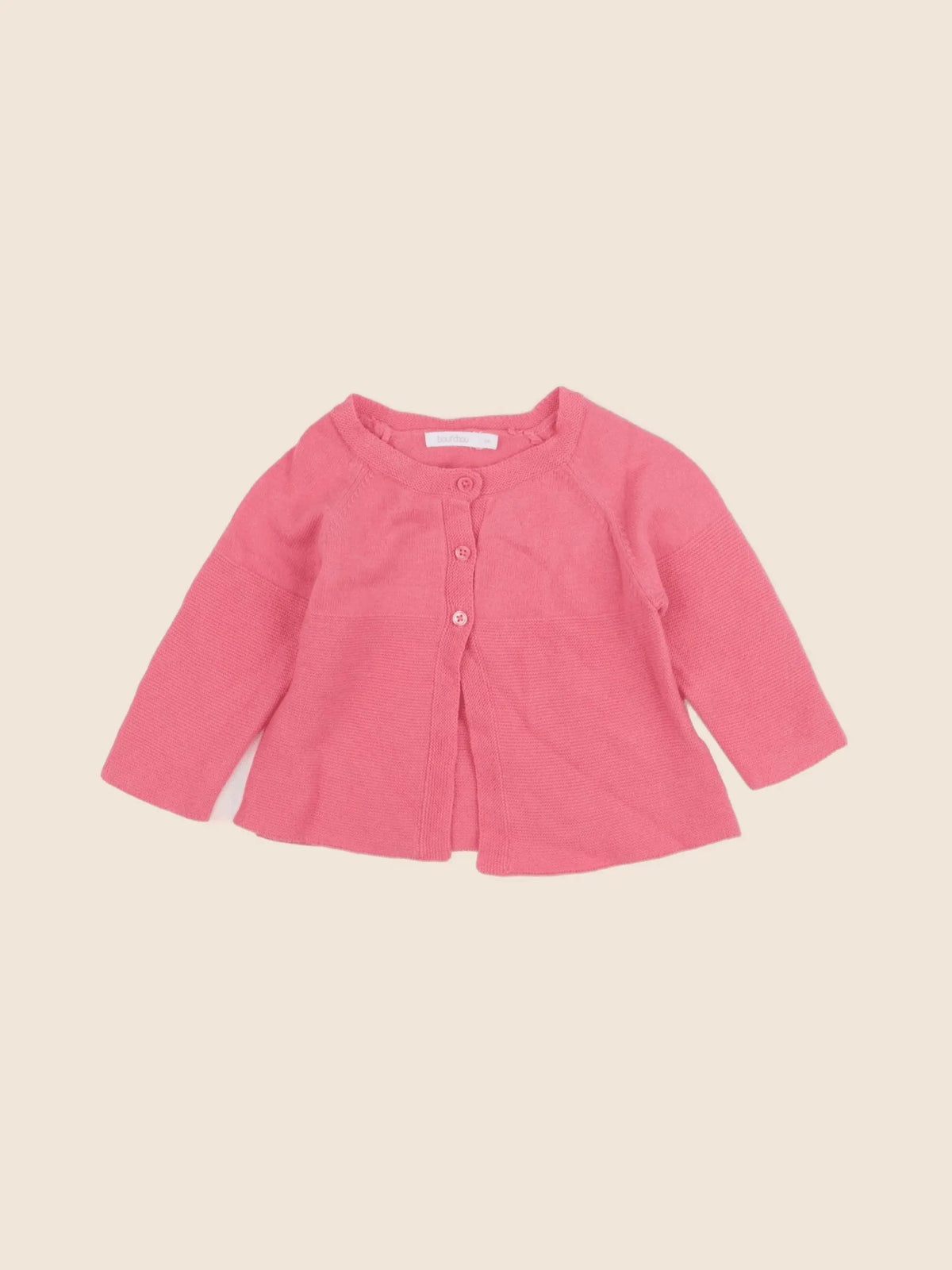 Boutchou - gilet rose - 6 mois