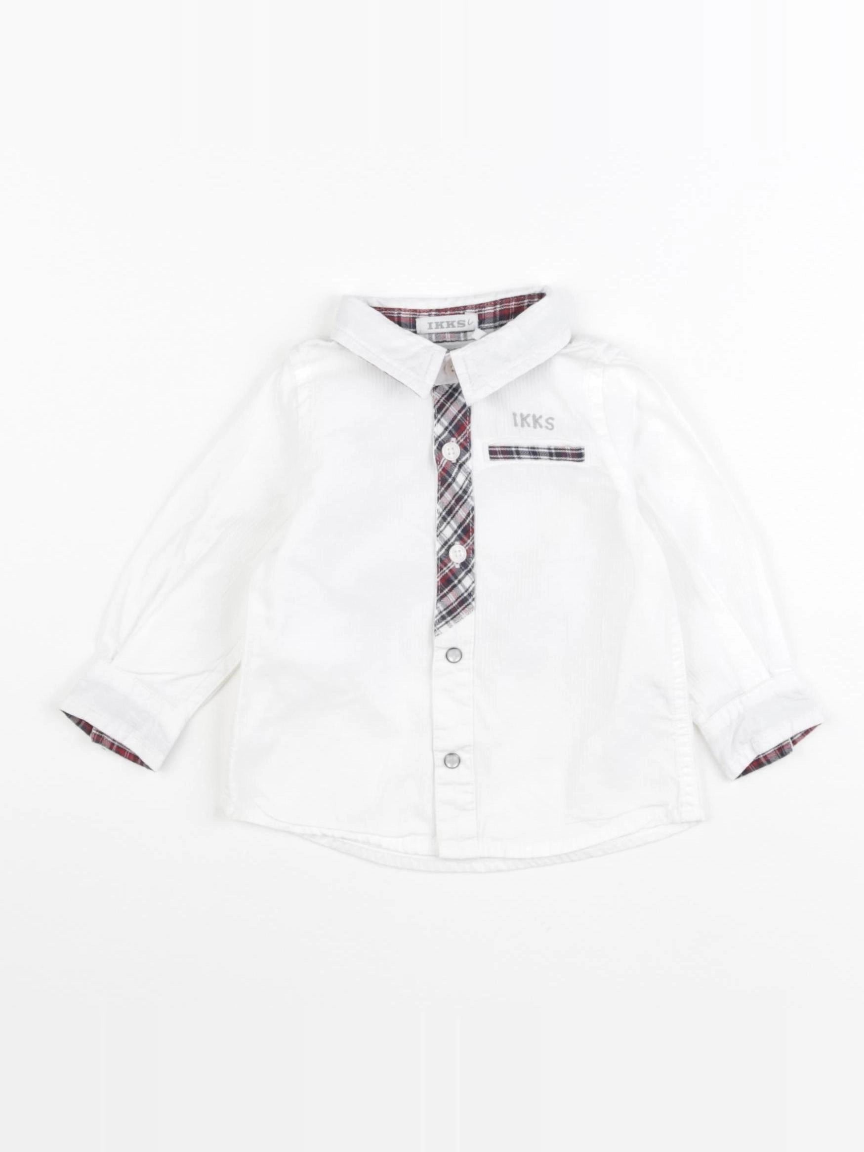 IKKS - chemise blanc - 6 mois