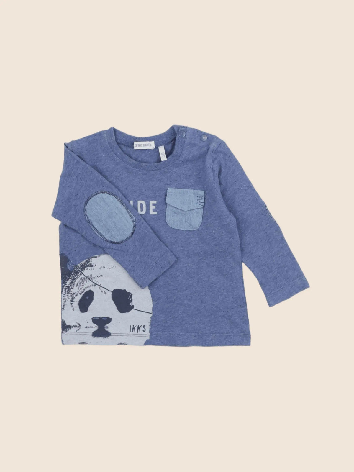 IKKS - tee-shirt bleu - 6 mois
