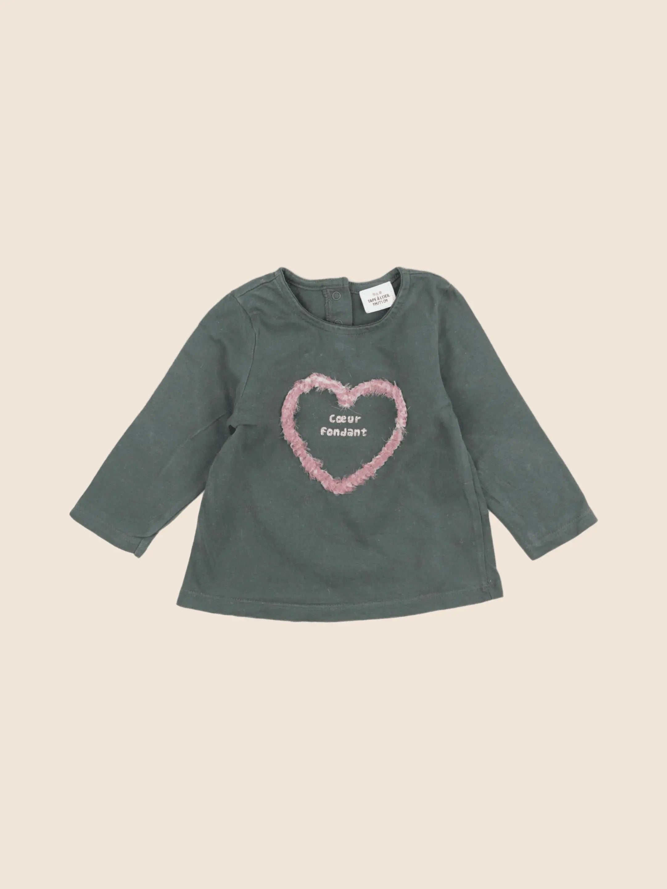 Tape à l'oeil - tee-shirt vert - 9 mois