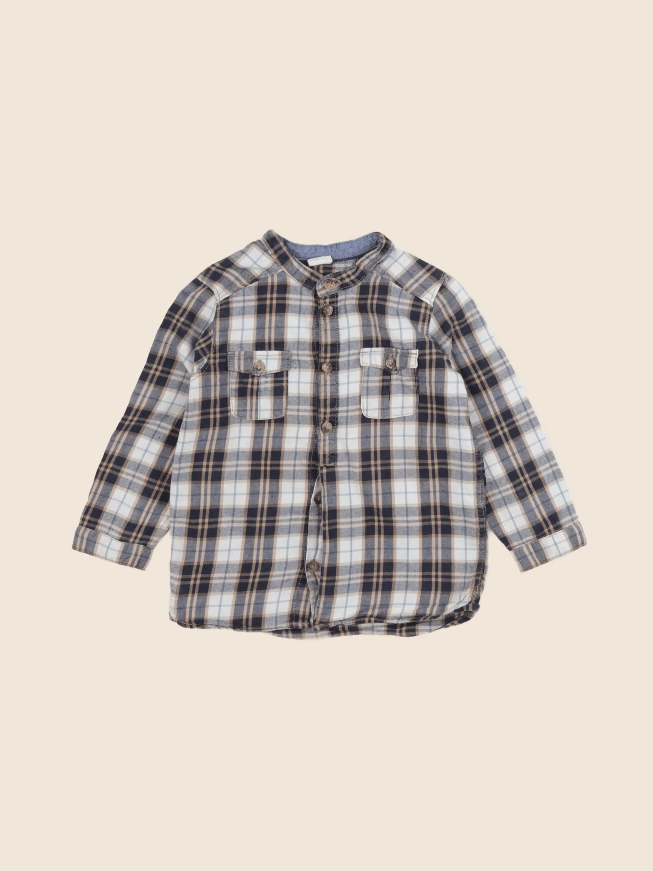 H&M - chemise multicolore - 12/18 mois