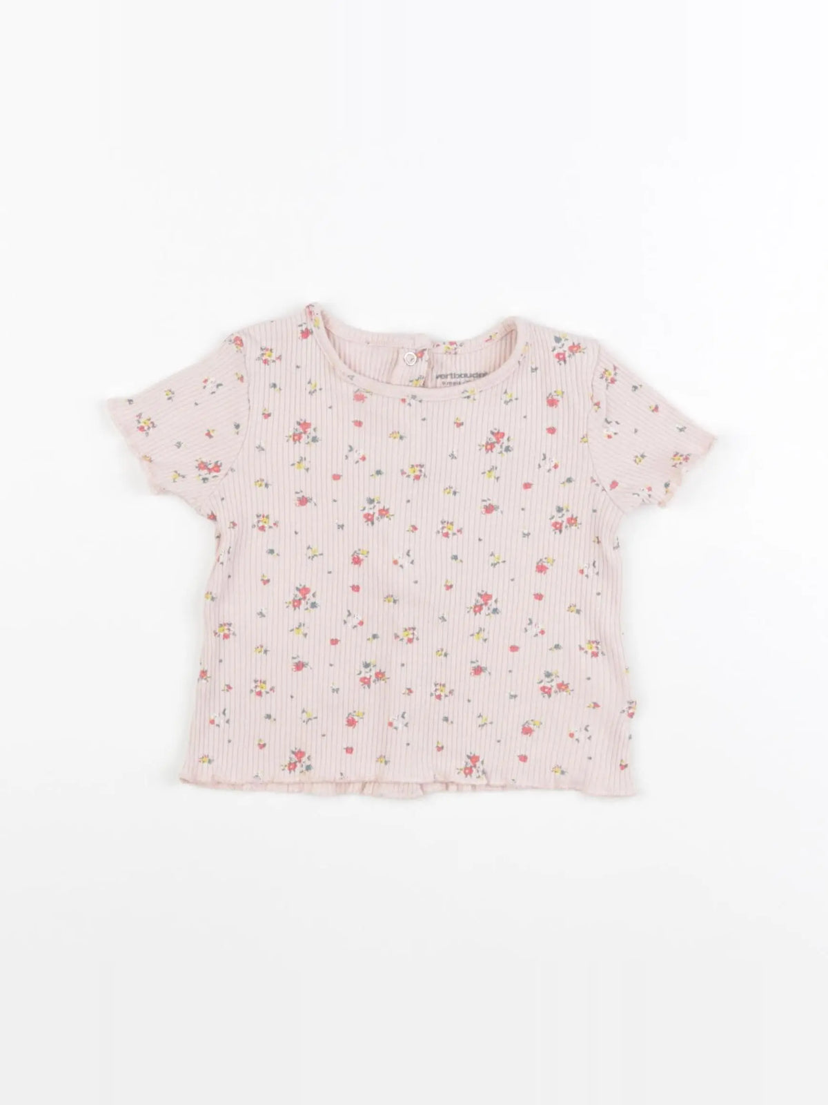 Vertbaudet - tee-shirt rose - 9 mois