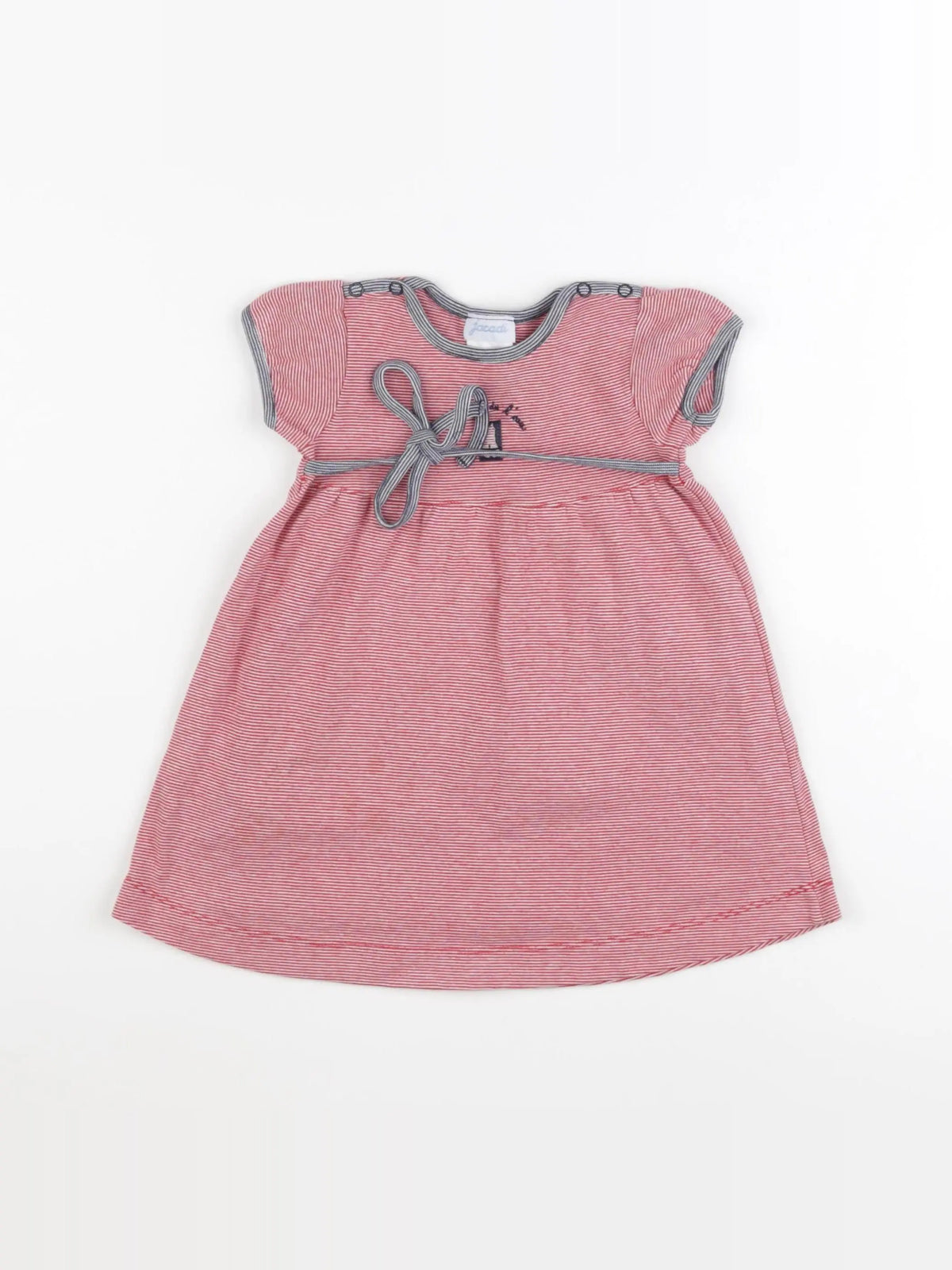 Jacadi - robe bleu, rouge - 12 mois