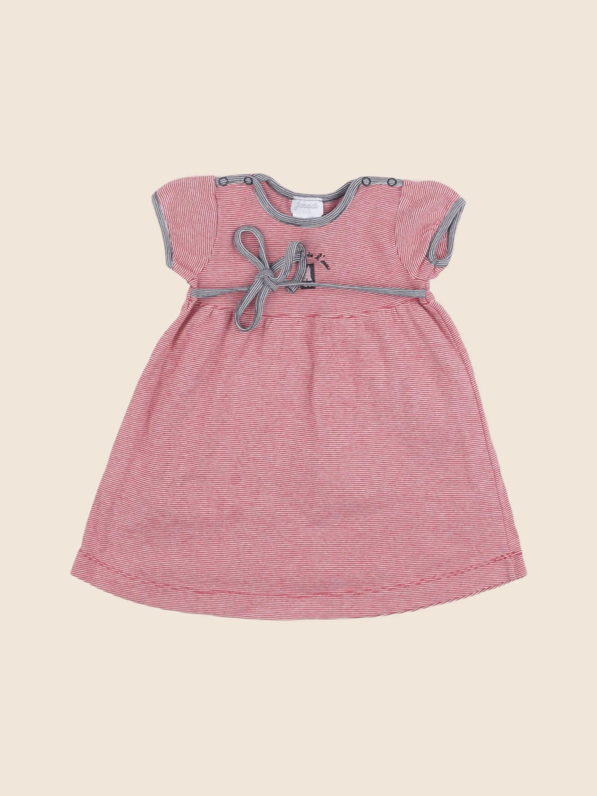 Jacadi - robe bleu, rouge - 12 mois