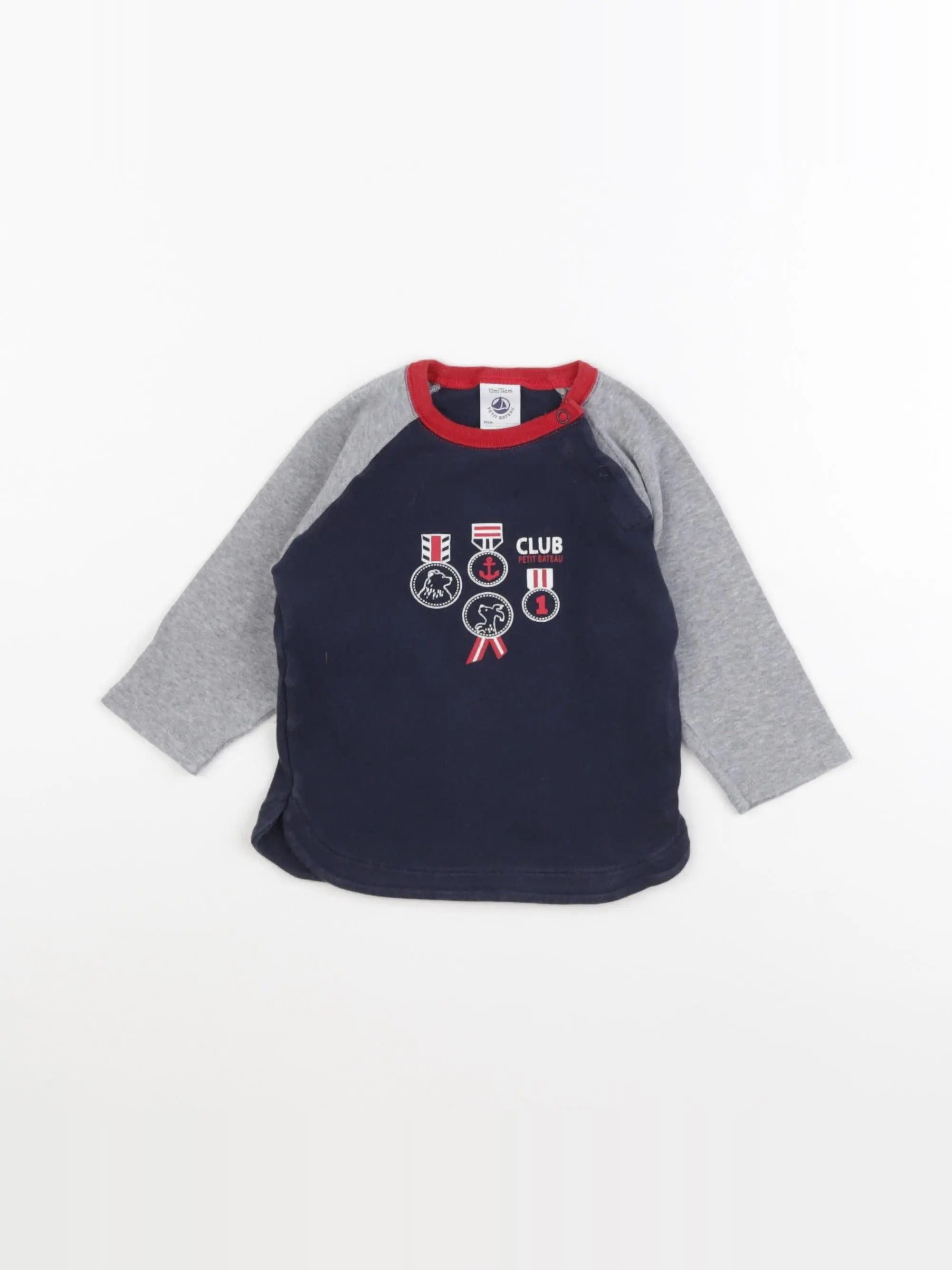 Petit Bateau - tee-shirt multicolore - 12 mois