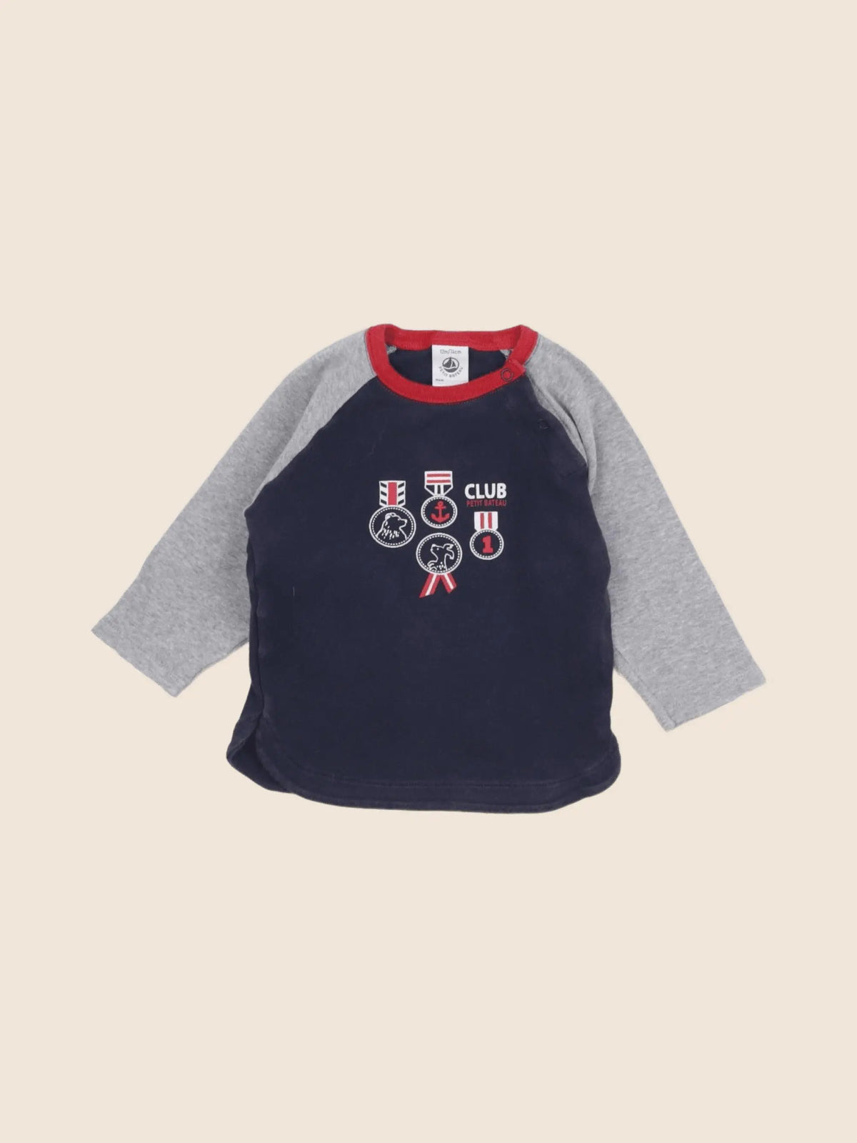 Petit Bateau - tee-shirt multicolore - 12 mois