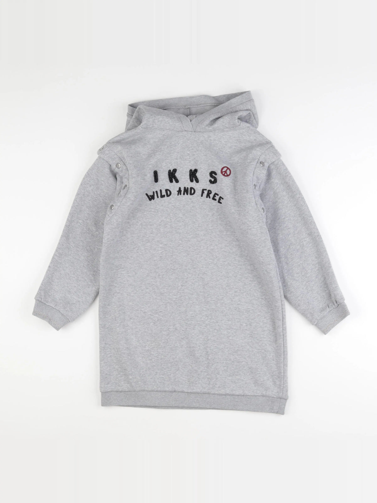 IKKS - robe gris - 10 ans