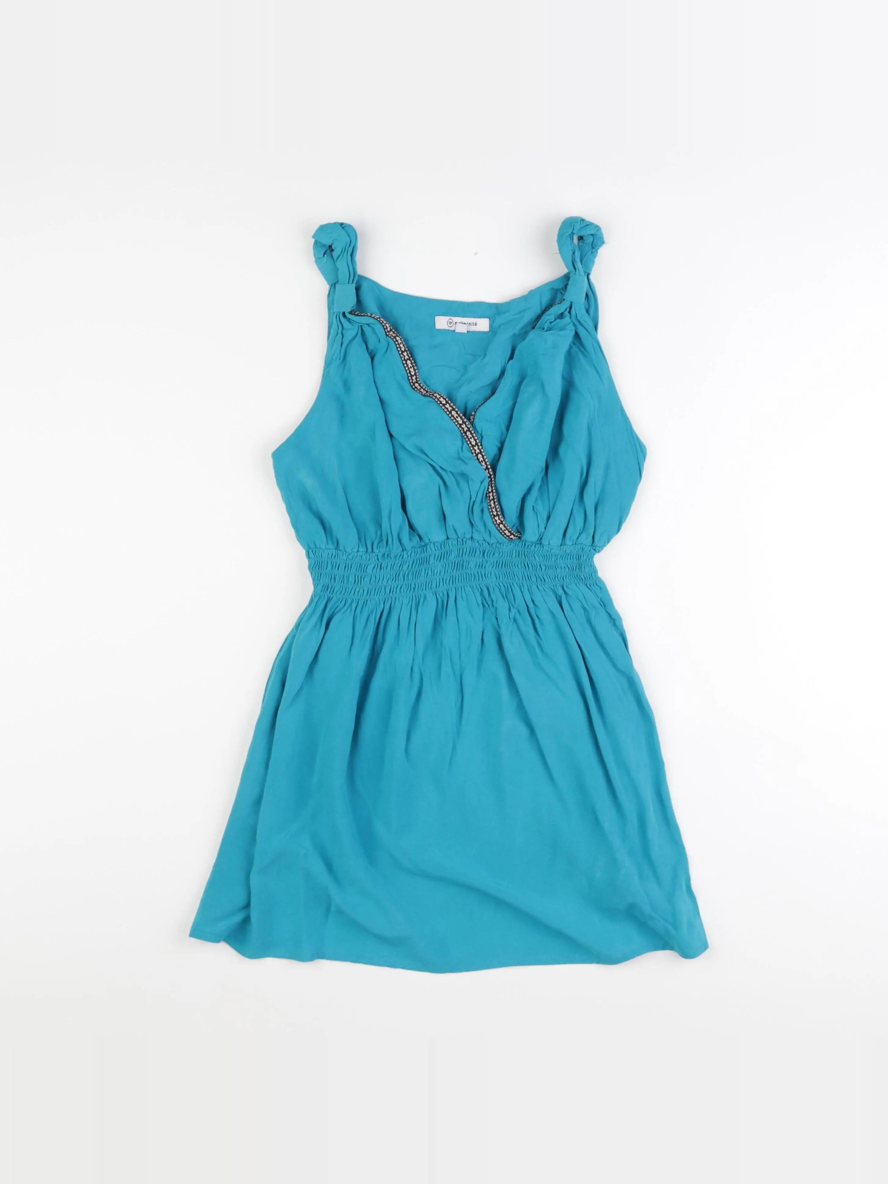 La Halle - blouse grossesse bleu - 38