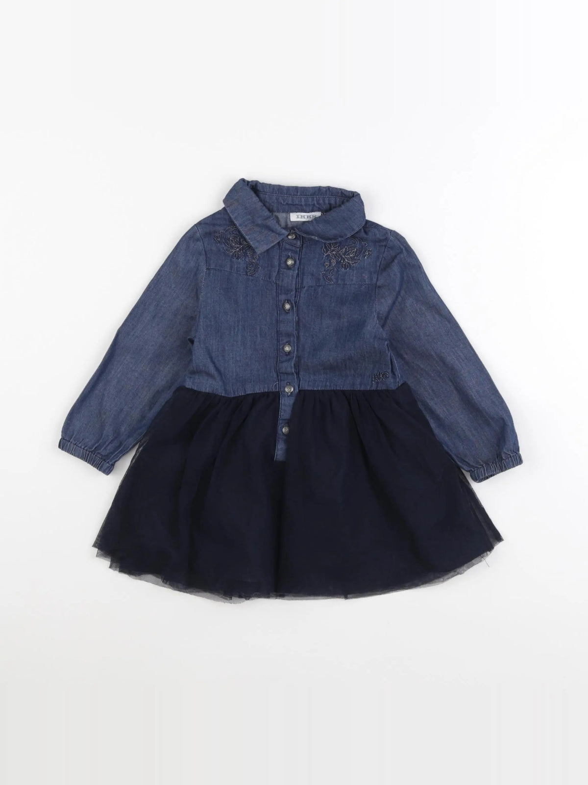 IKKS - robe bleu - 18 mois
