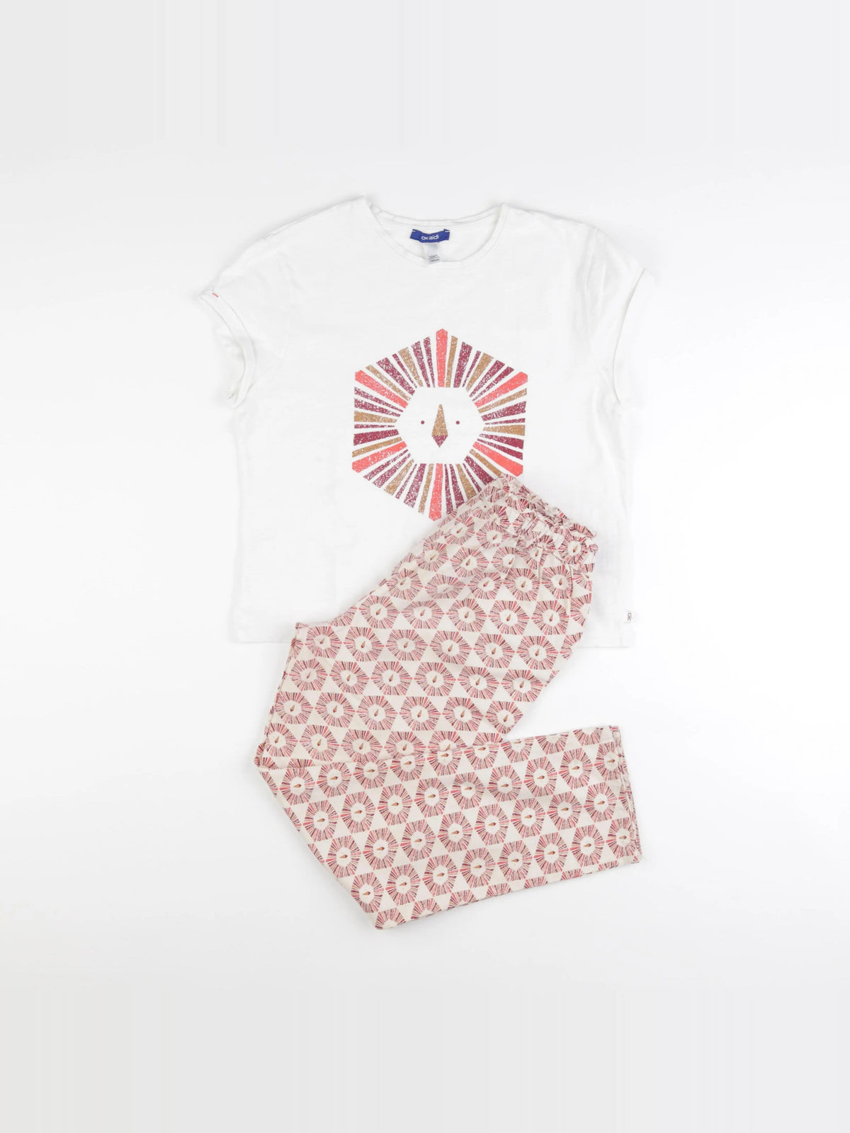 Okaidi - ensemble blanc - 12 ans