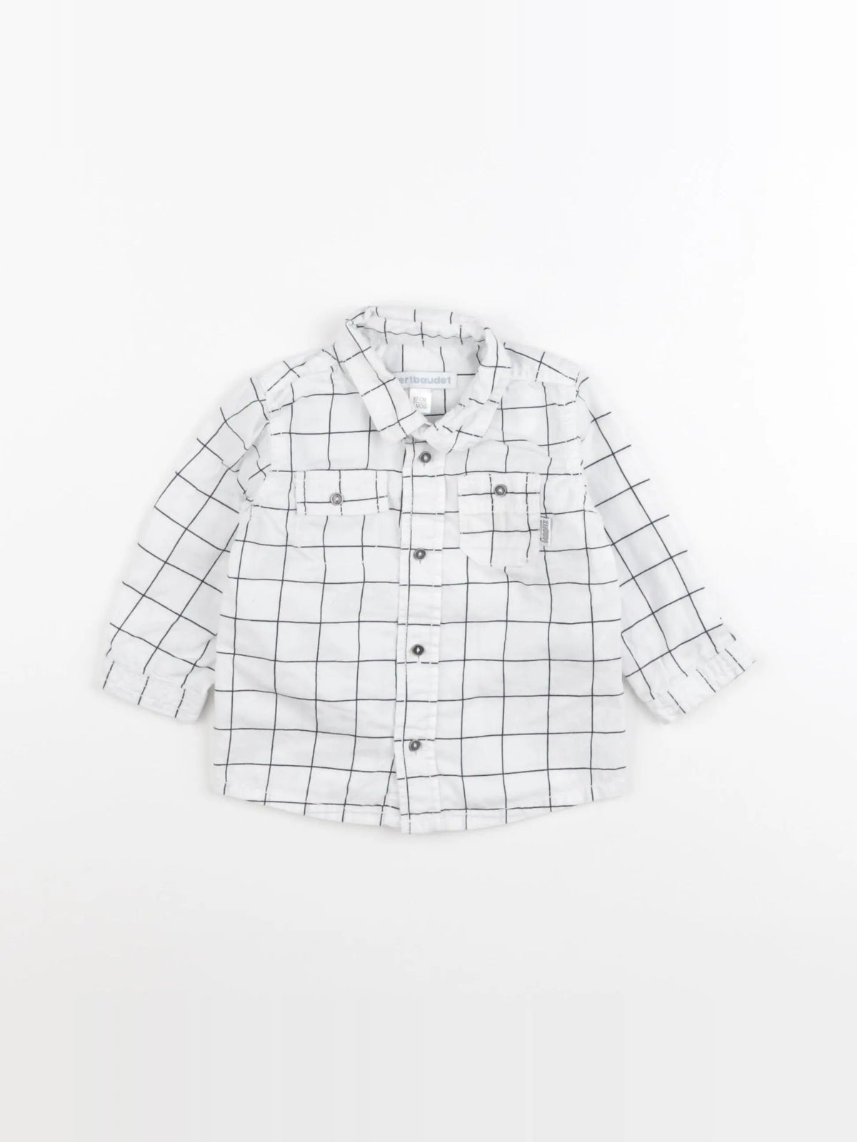 Vertbaudet - chemise blanc - 6 mois