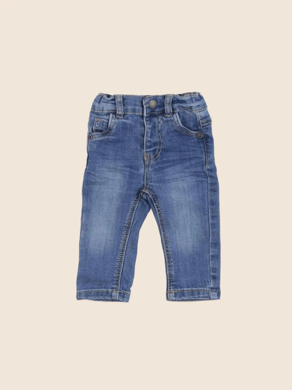 Vertbaudet - jean bleu - 3 mois