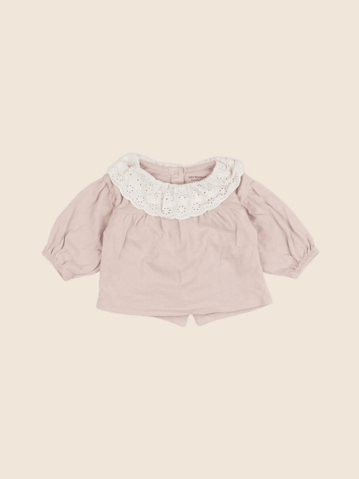 Vertbaudet - tee-shirt rose - 3 mois